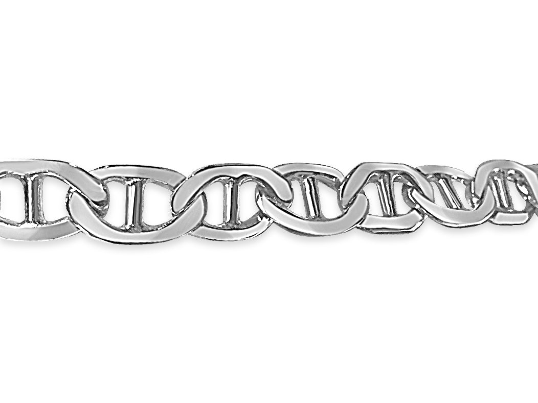 Handmade Solid Gold Mariner Bracelet , 8mm