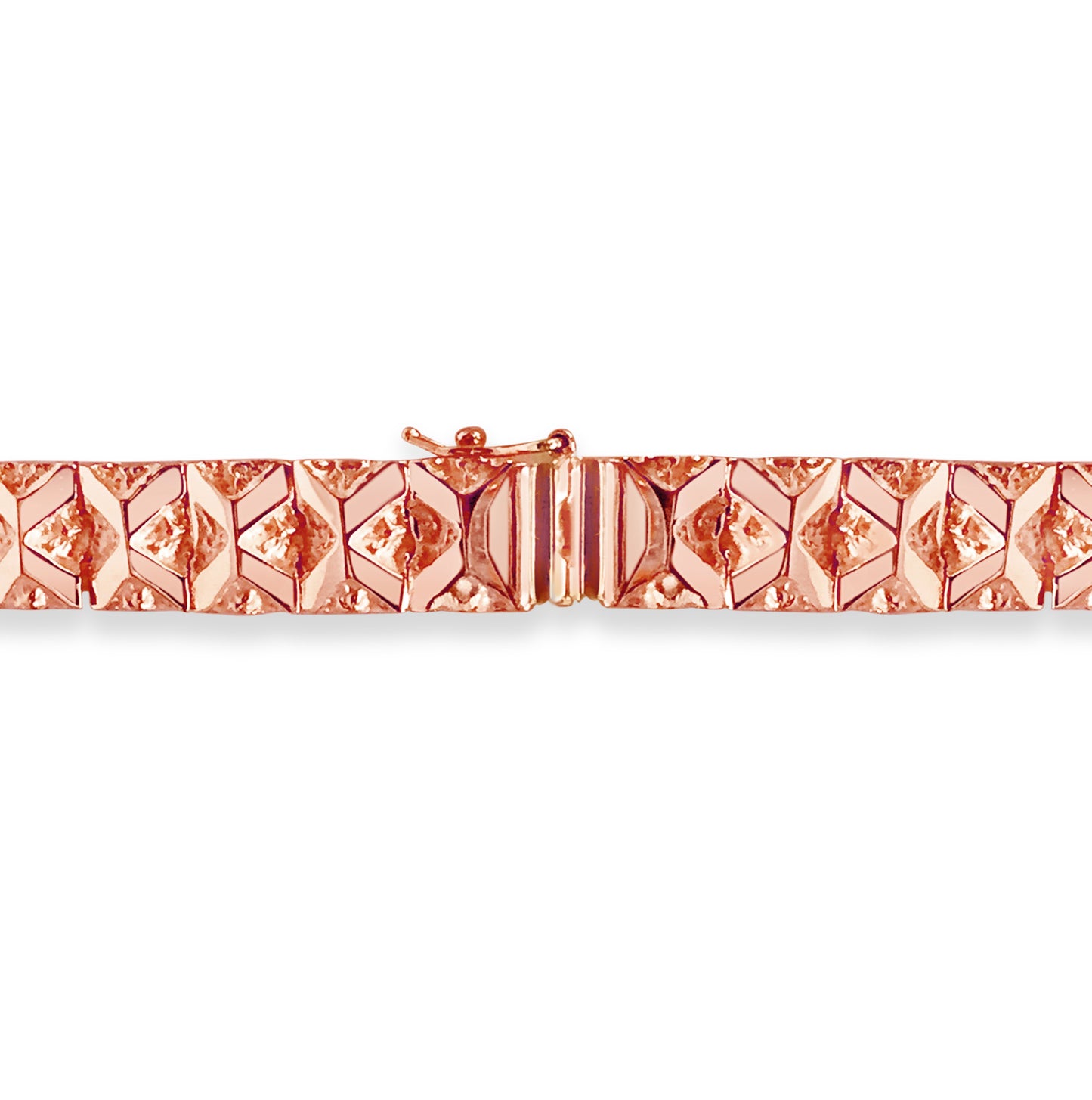 Handmade Solid Gold Nugget Bracelet , 9mm
