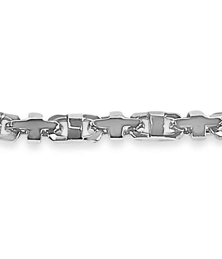Handmade Solid Gold Anchor Mariner Bracelet , 11mm