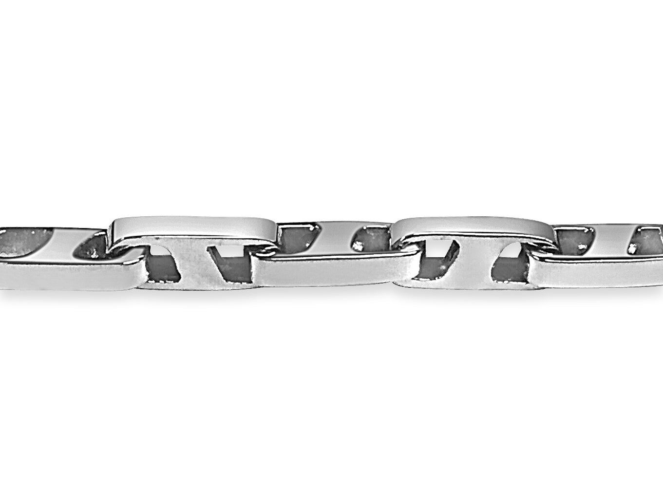 Handmade Solid Gold Buckle Bracelet , 5mm