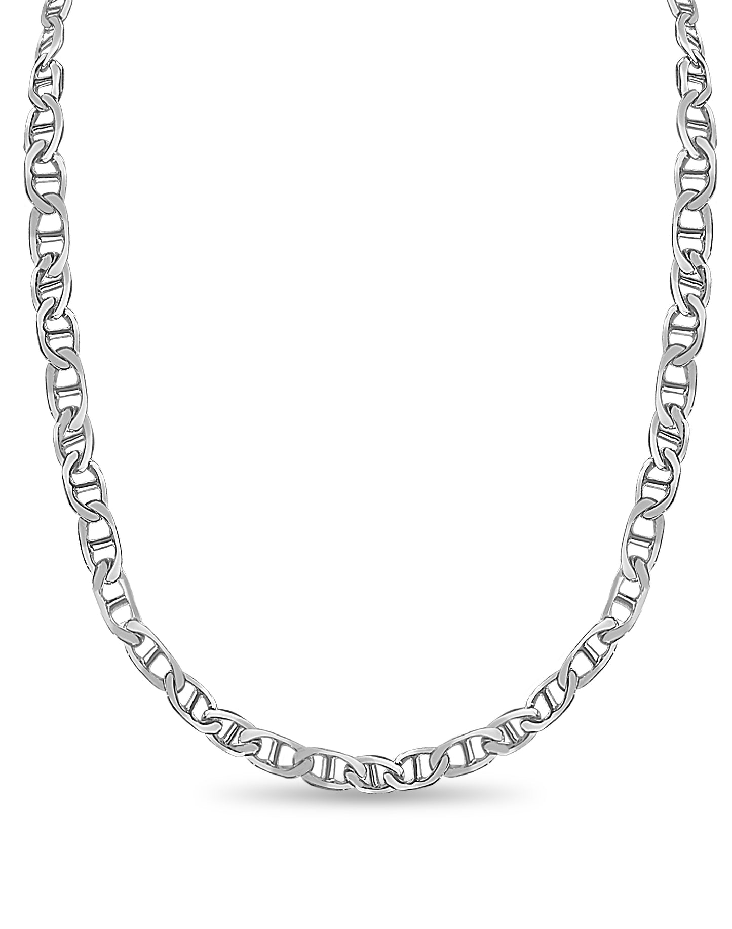 Handmade Solid Gold Mariner Necklace , 8mm