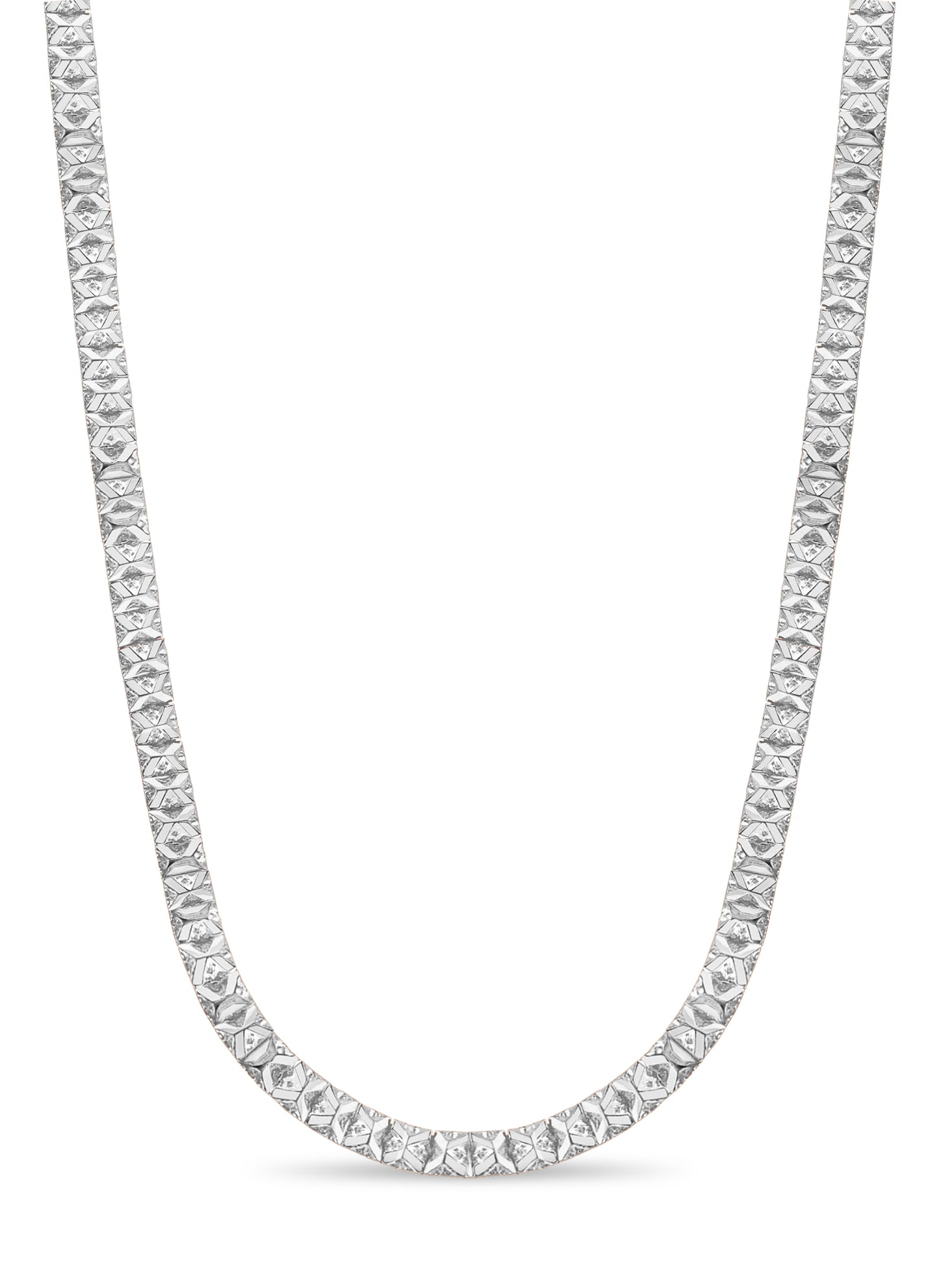 Handmade Solid Gold Nugget Necklace , 9mm