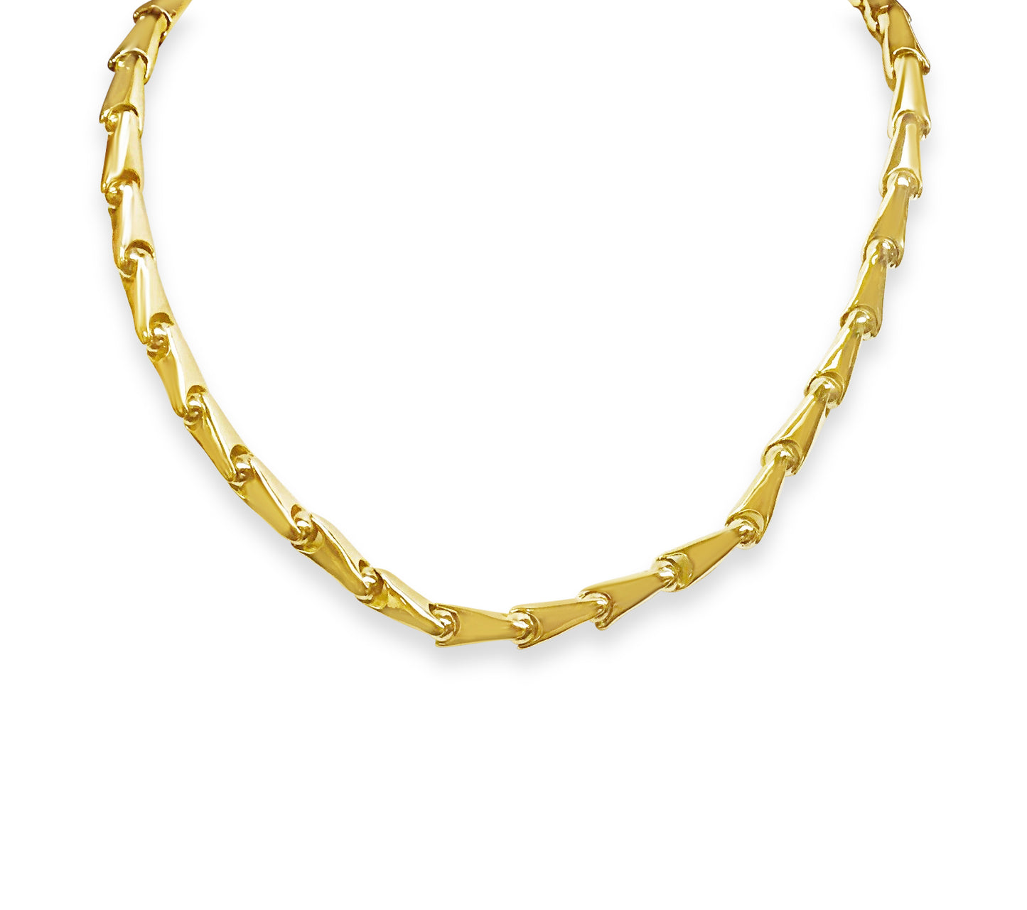 Handmade Solid Gold Cylinder Tube Bracelet , 7mm