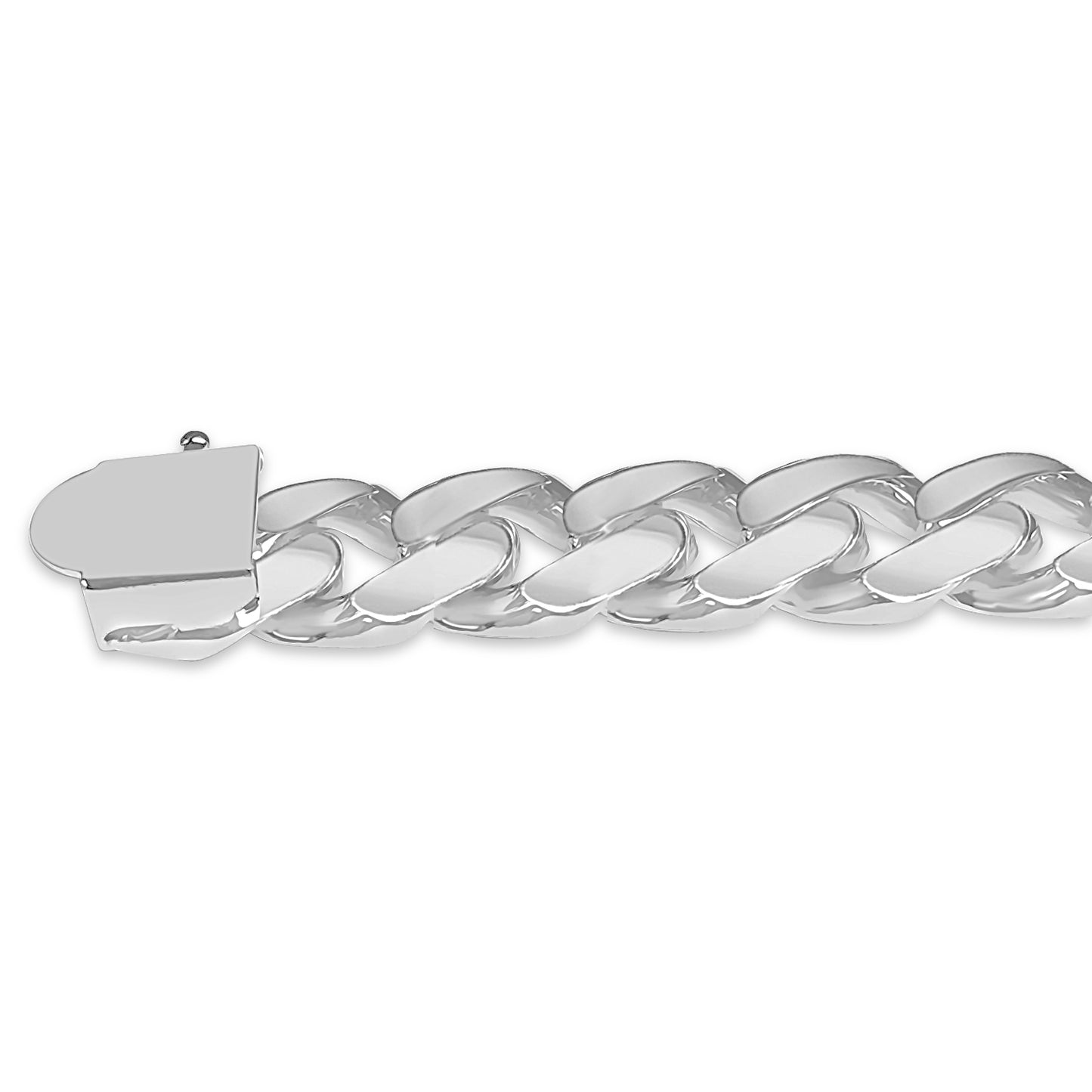 Handmade Solid Gold Diamond ID Curb Bracelet , 10mm