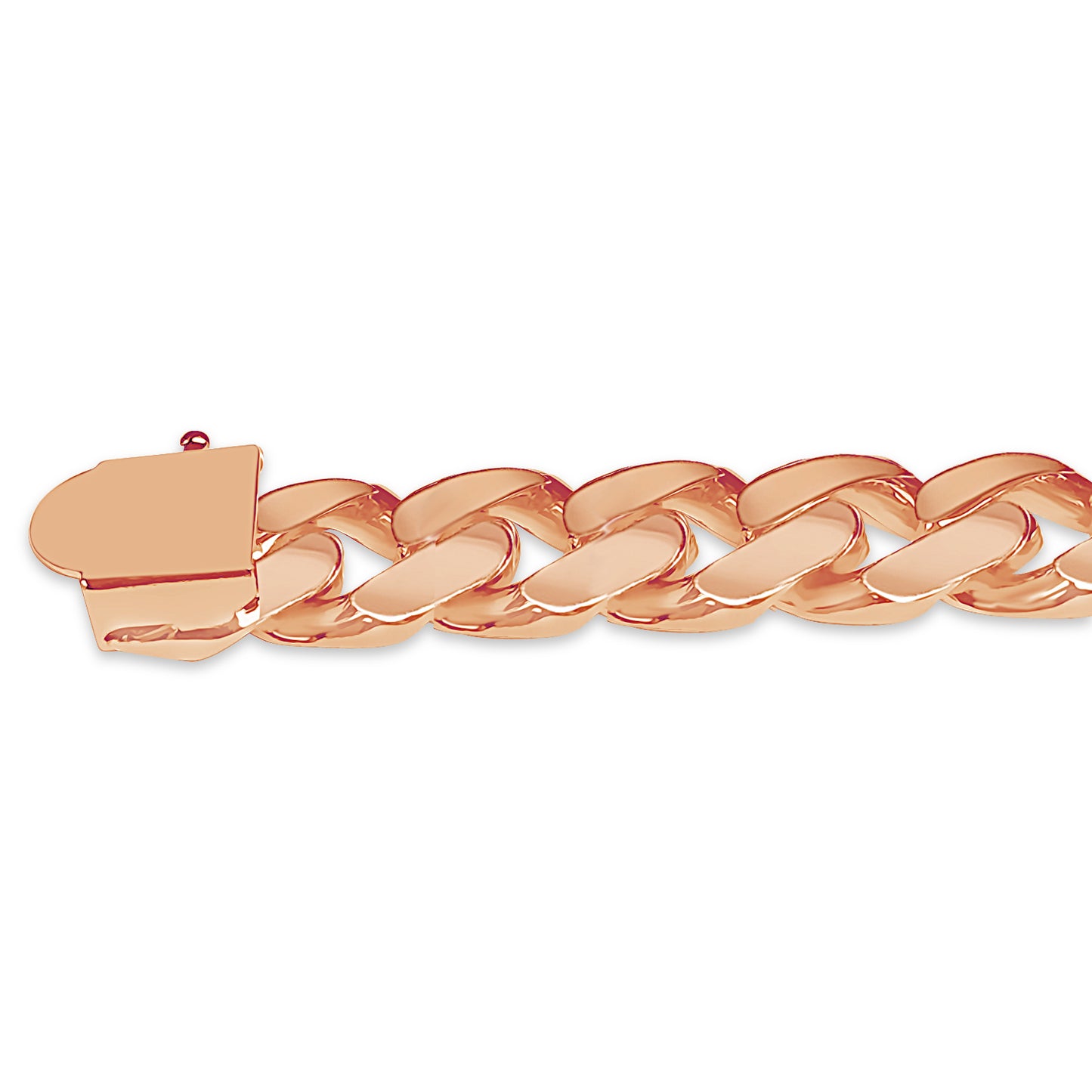Handmade Solid Gold Diamond ID Curb Bracelet , 10mm