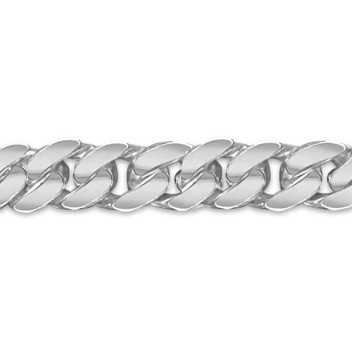 Handmade Solid Gold Curb Bracelet , 9mm