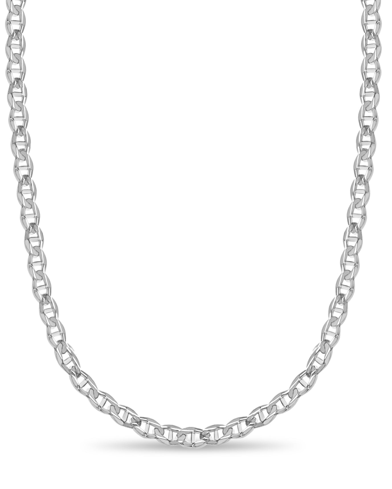 Handmade Solid Gold Anchor Mariner Necklace , 13mm