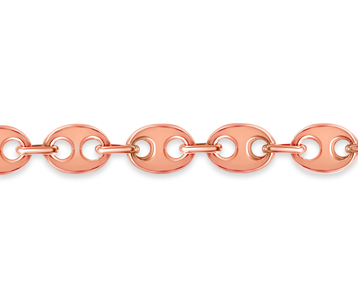 Handmade Solid Gold Mariner Bracelet , 9mm