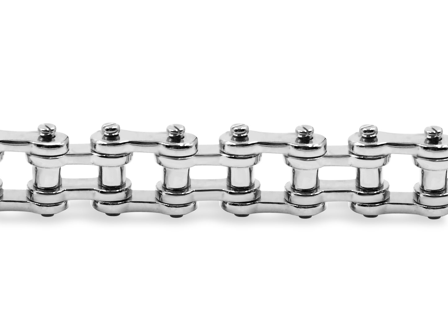 Handmade Solid Gold Motorcycle/Bike Chain Bracelet , 20mm