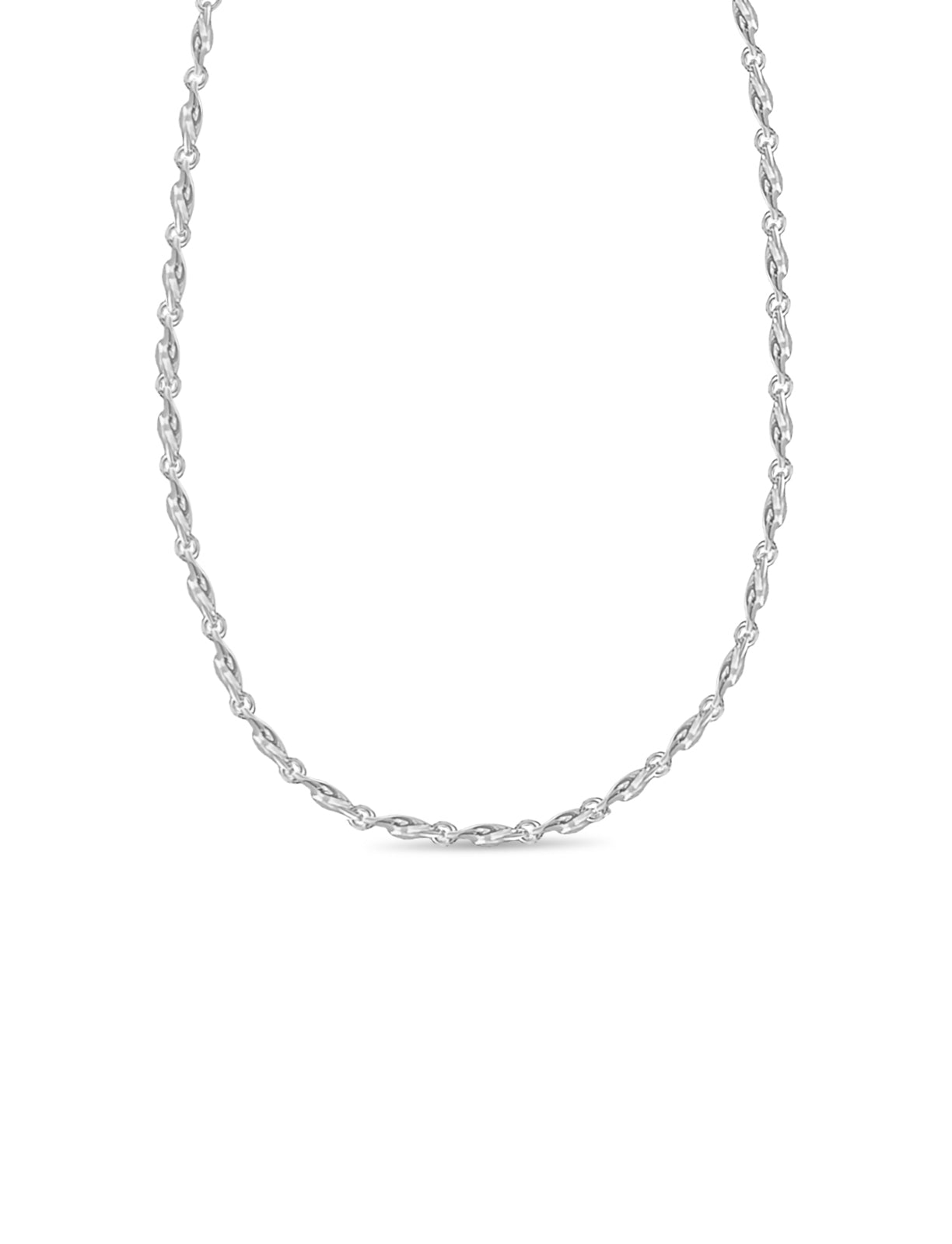 Handmade Solid Gold Twist Necklace , 5mm
