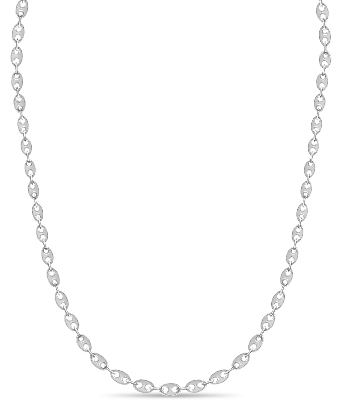 Handmade Solid Gold Mariner Necklace , 9mm