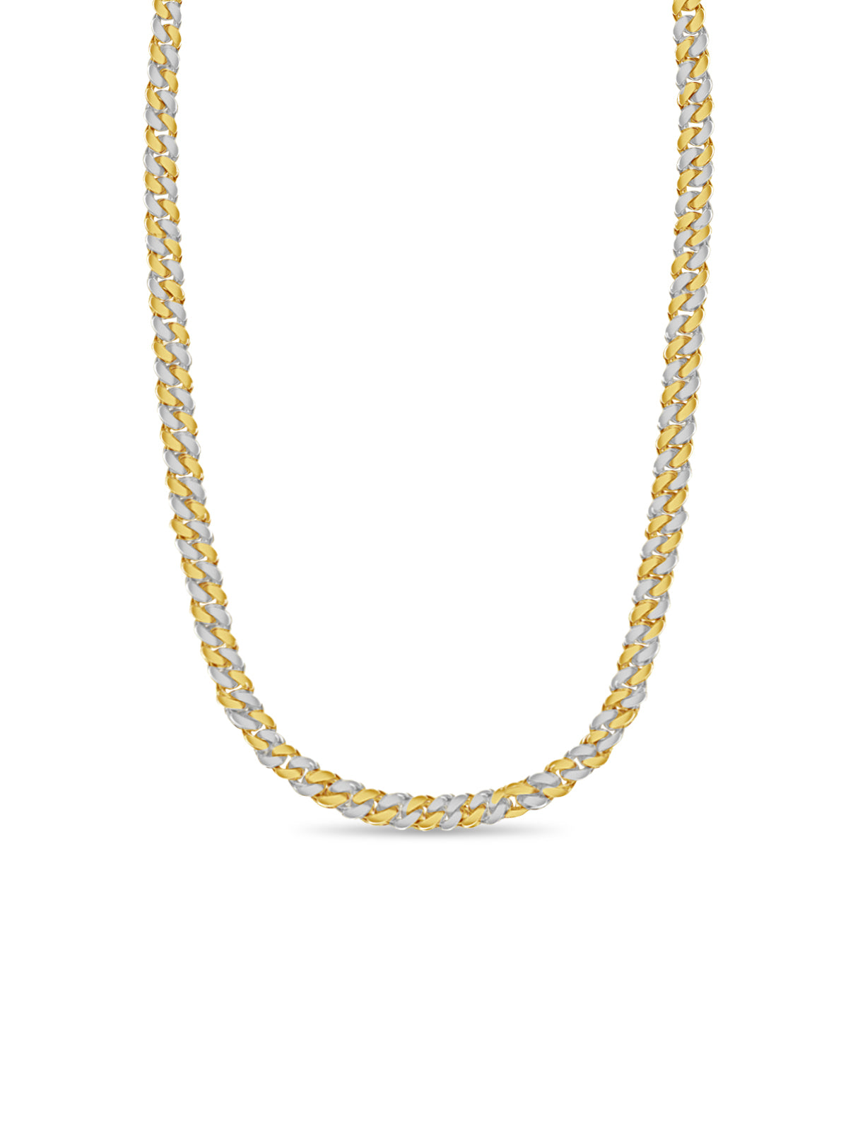 Handmade Solid Gold Miami Cuban Necklace , 13mm