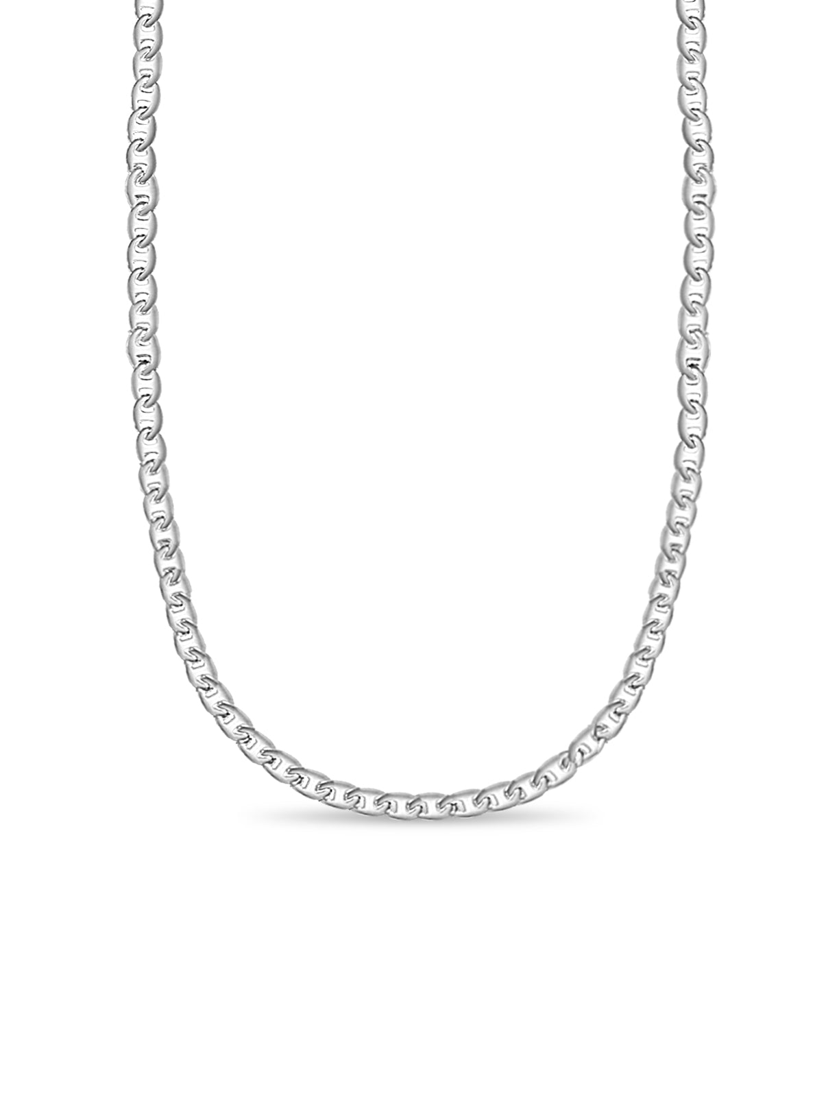 Handmade Solid Gold Mariner Necklace , 9mm