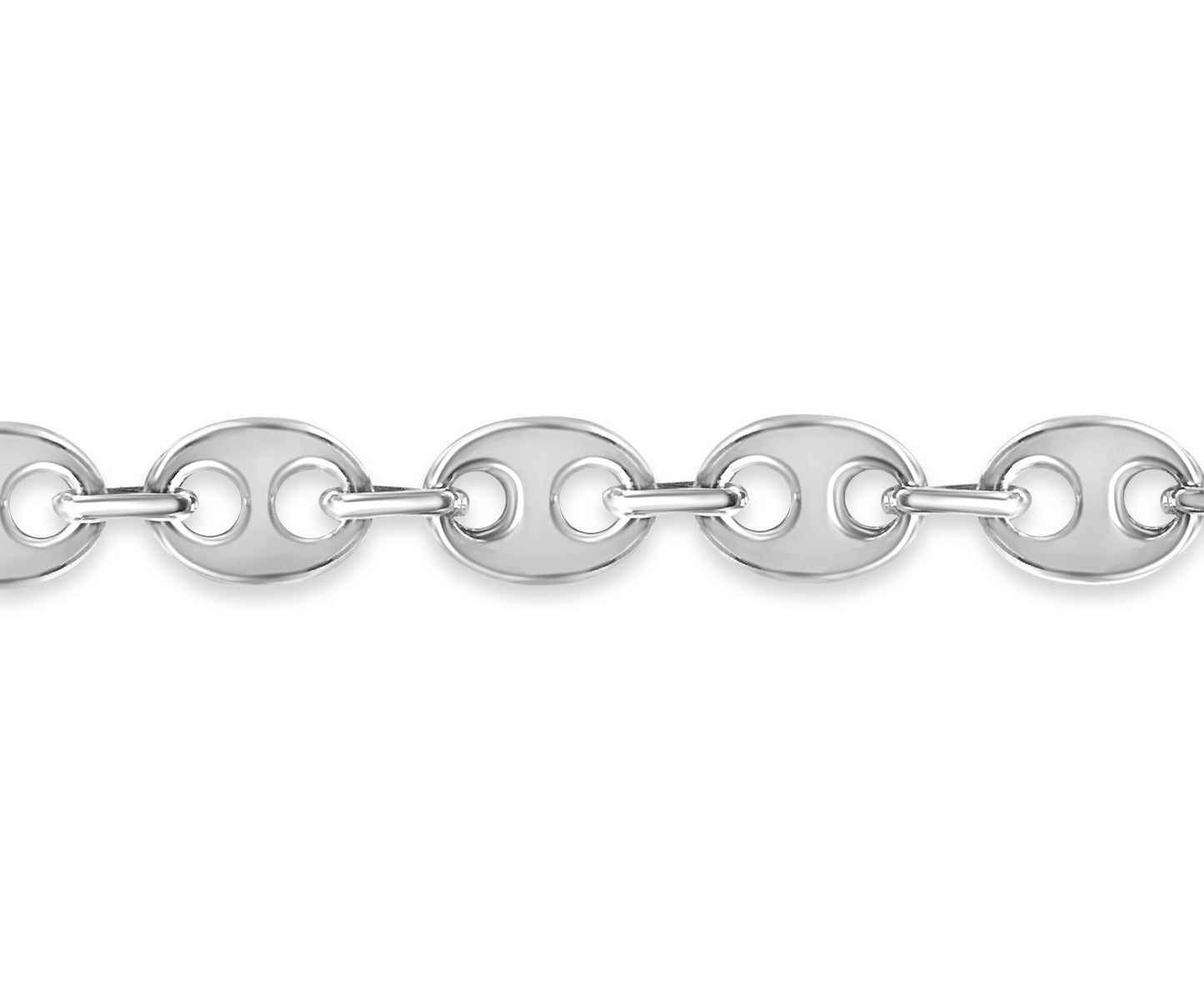 Handmade Solid Gold Mariner Bracelet , 9mm