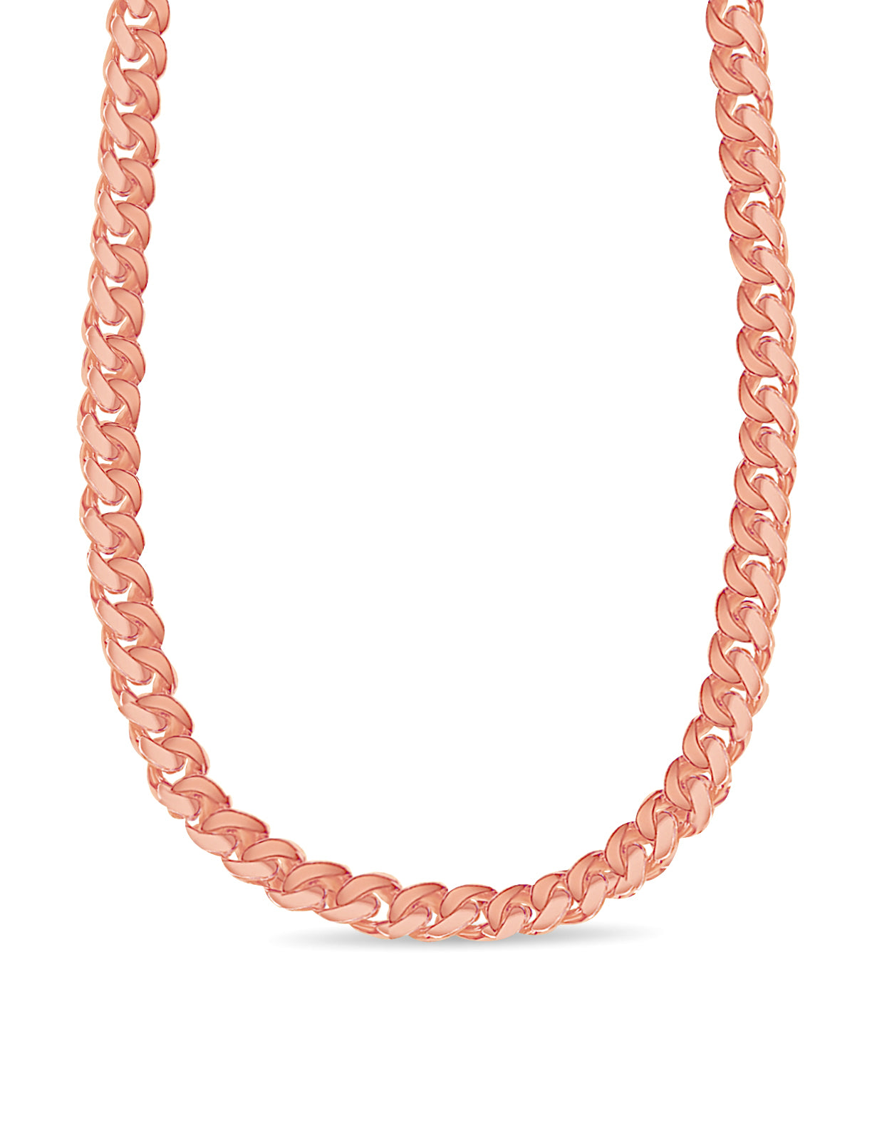 Handmade Solid Gold Miami Cuban Necklace , 10mm