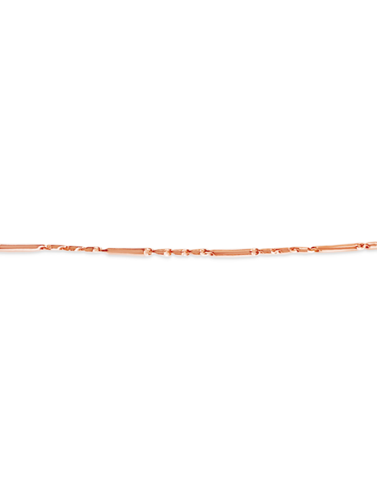 Handmade Solid Gold Cylinder Tube Necklace , 4mm