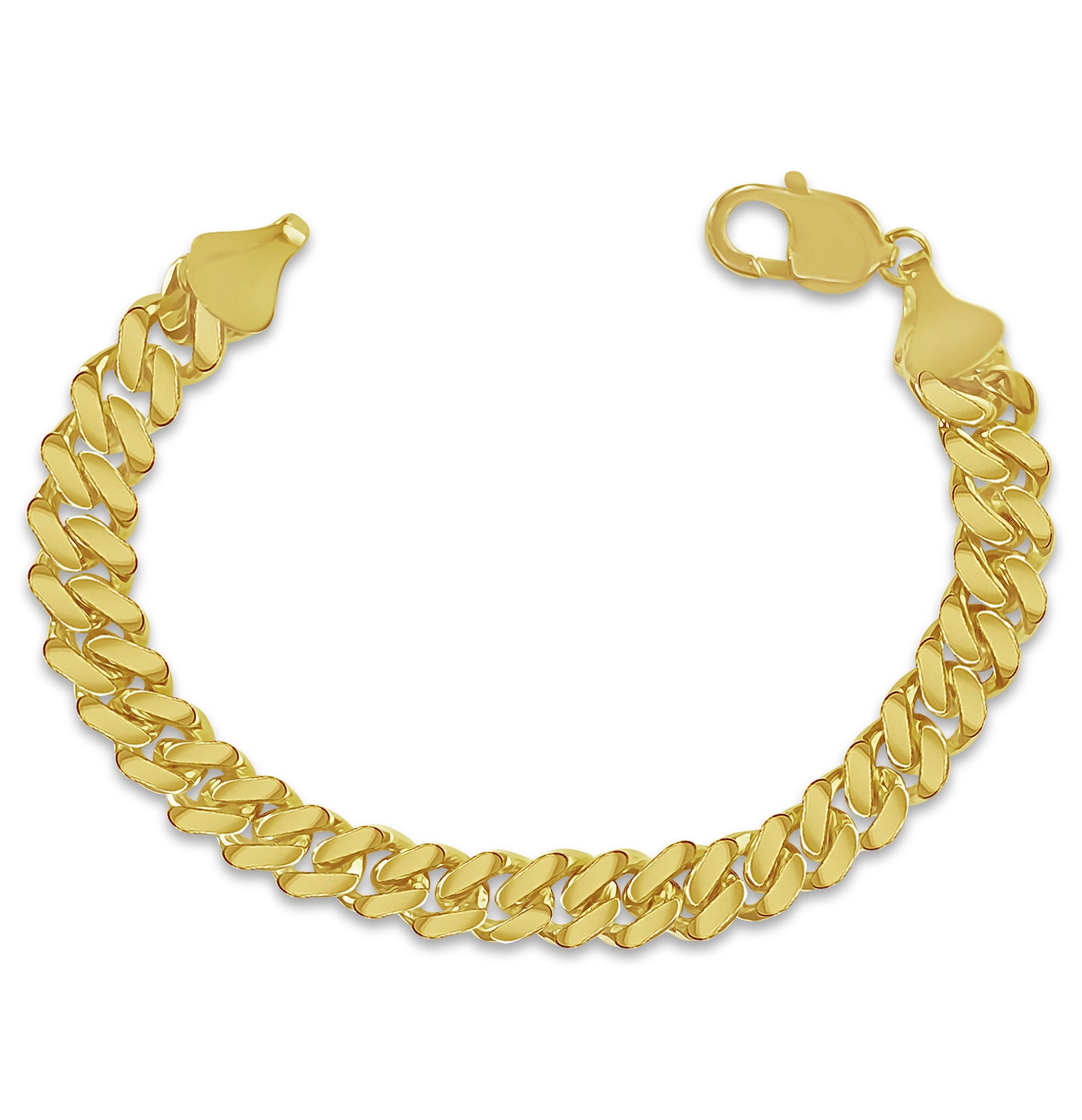 Handmade Solid Gold Miami Cuban Bracelet , 7mm
