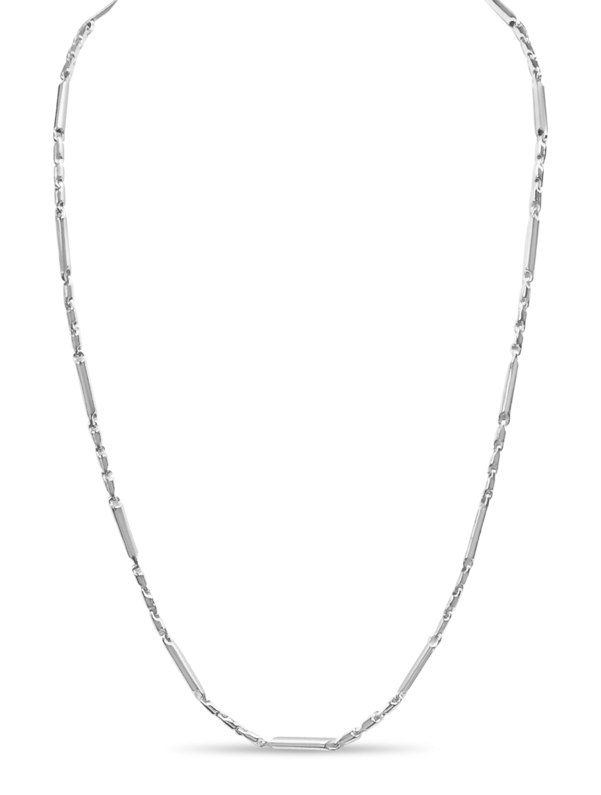 Handmade Solid Gold Cylinder Tube Necklace , 4mm
