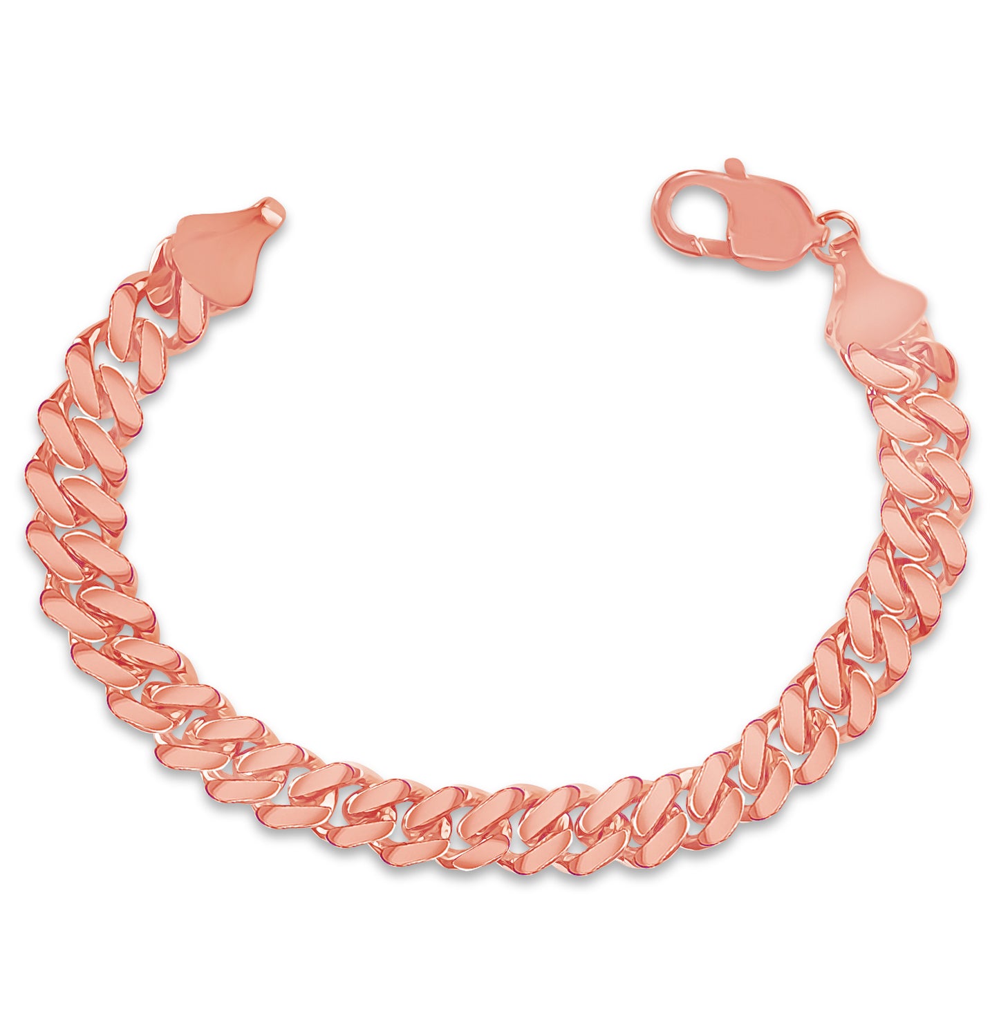 Handmade Solid Gold Miami Cuban Bracelet , 7mm