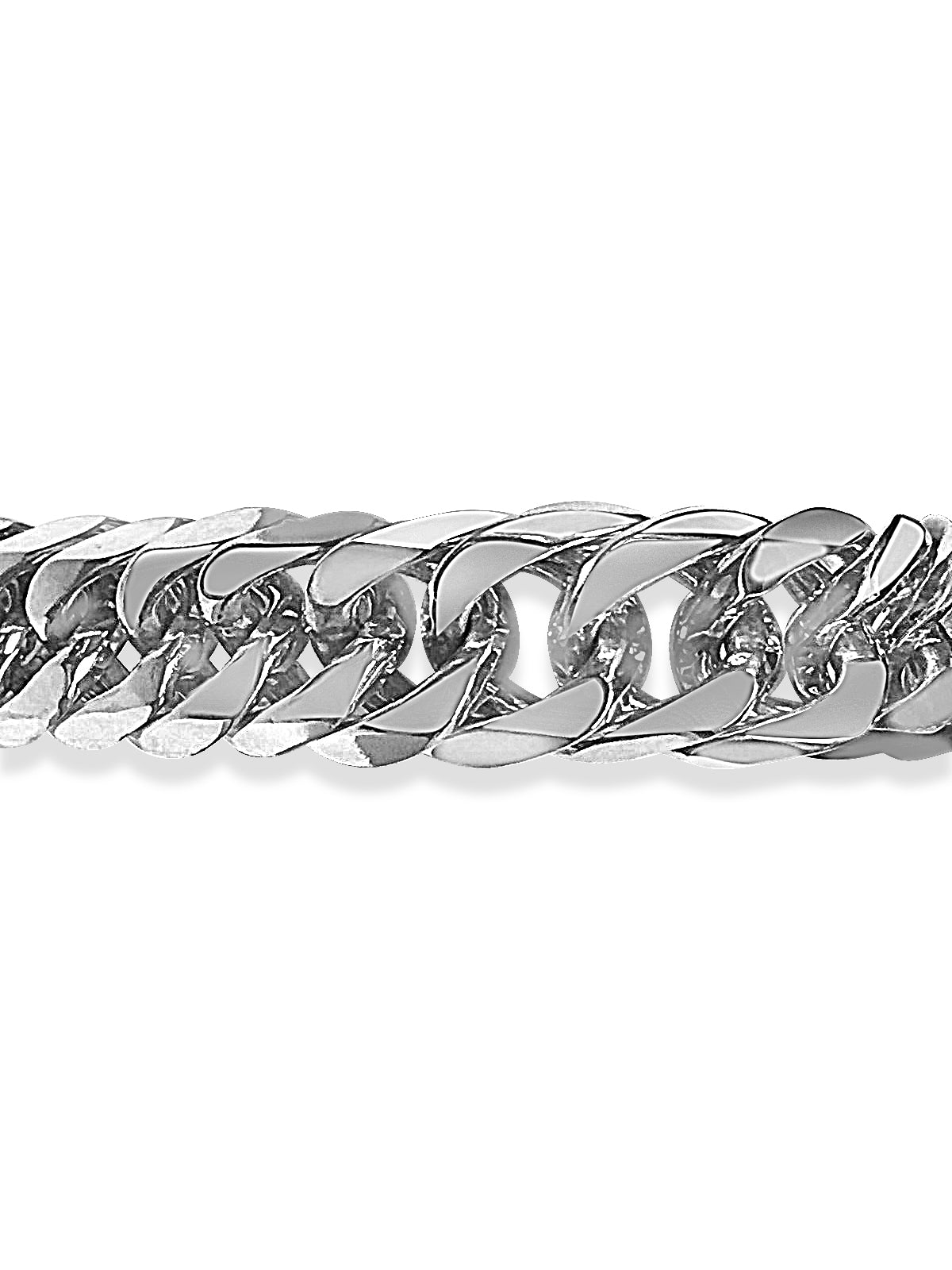 Handmade Solid Gold Curb Bracelet , 16mm