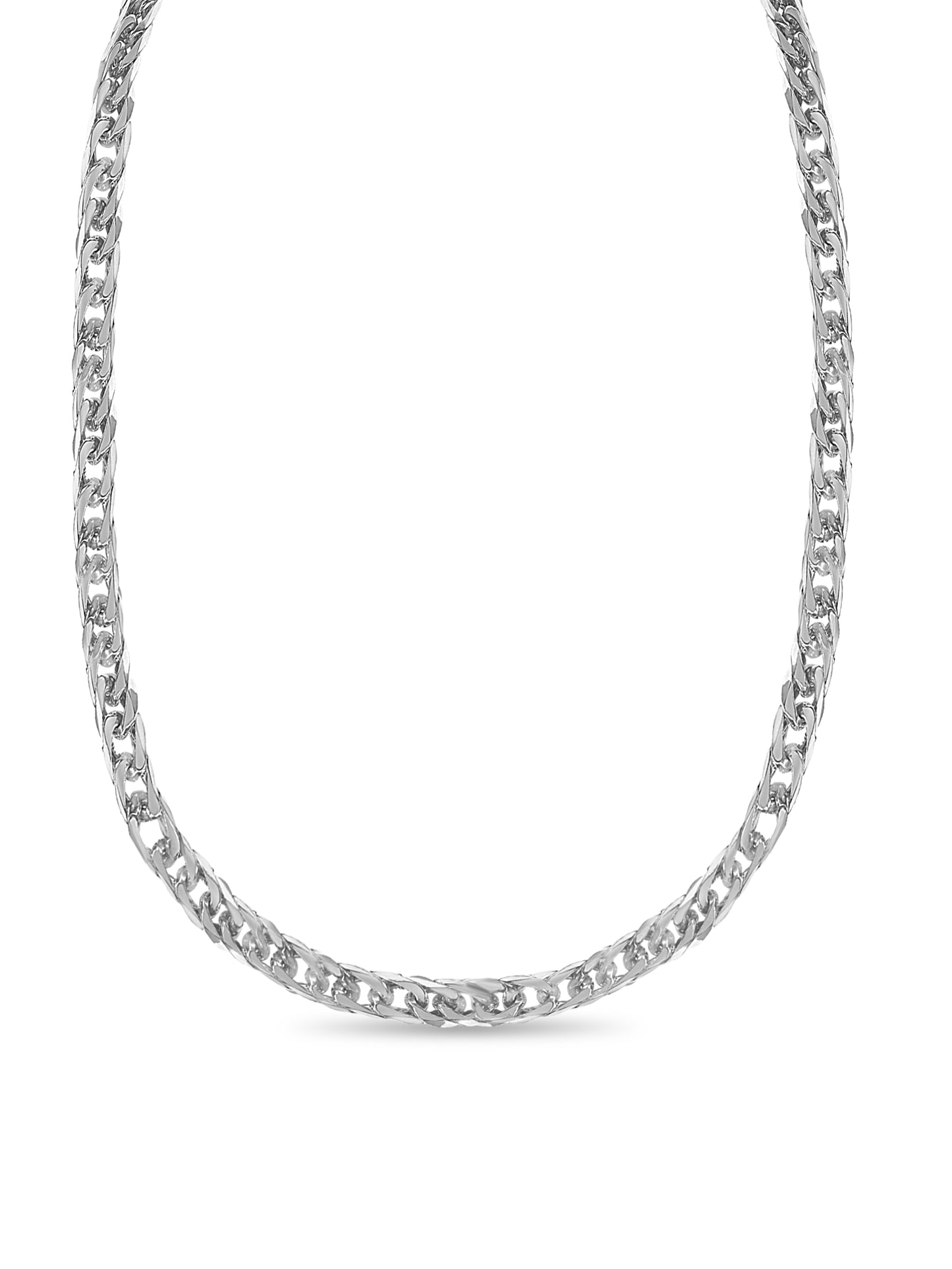 Handmade Solid Gold Curb Necklace , 16mm