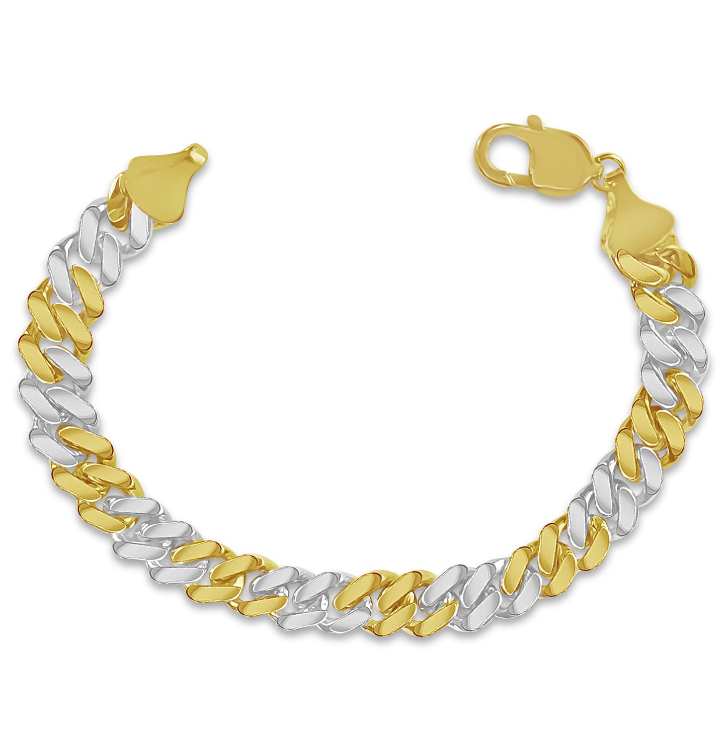 Handmade Solid Gold Miami Cuban Bracelet , 7mm