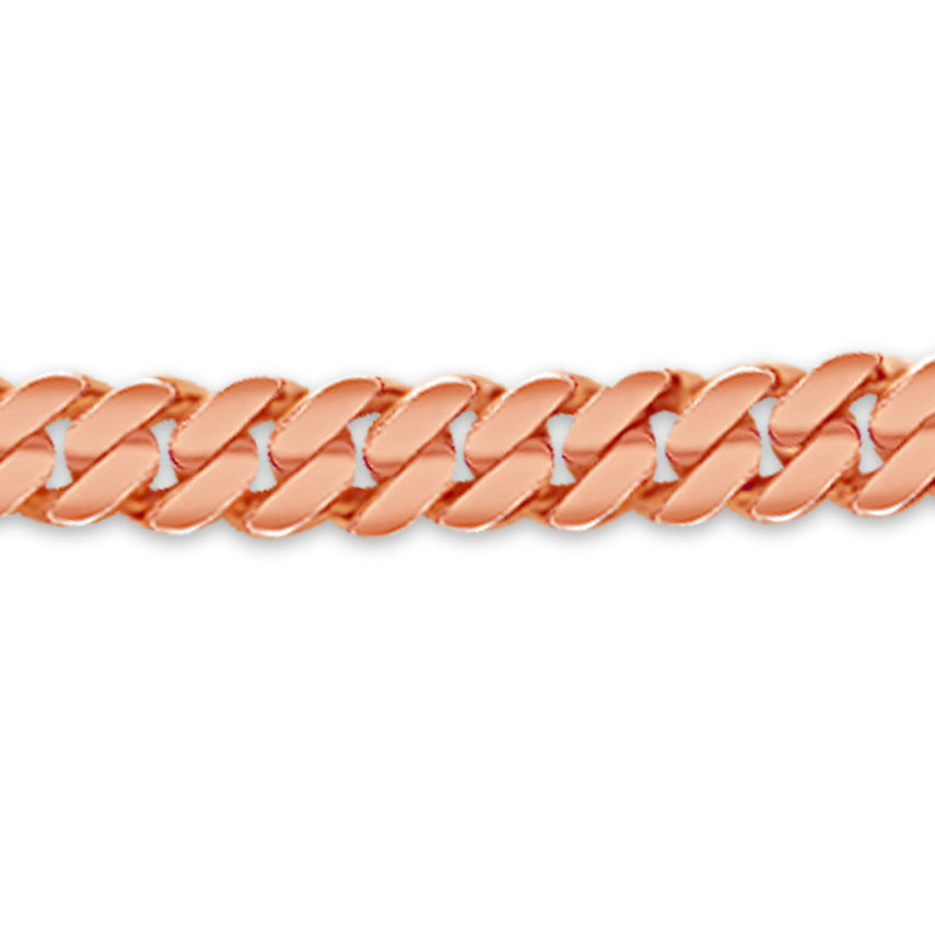 Handmade Solid Gold Miami Cuban Necklace , 8mm