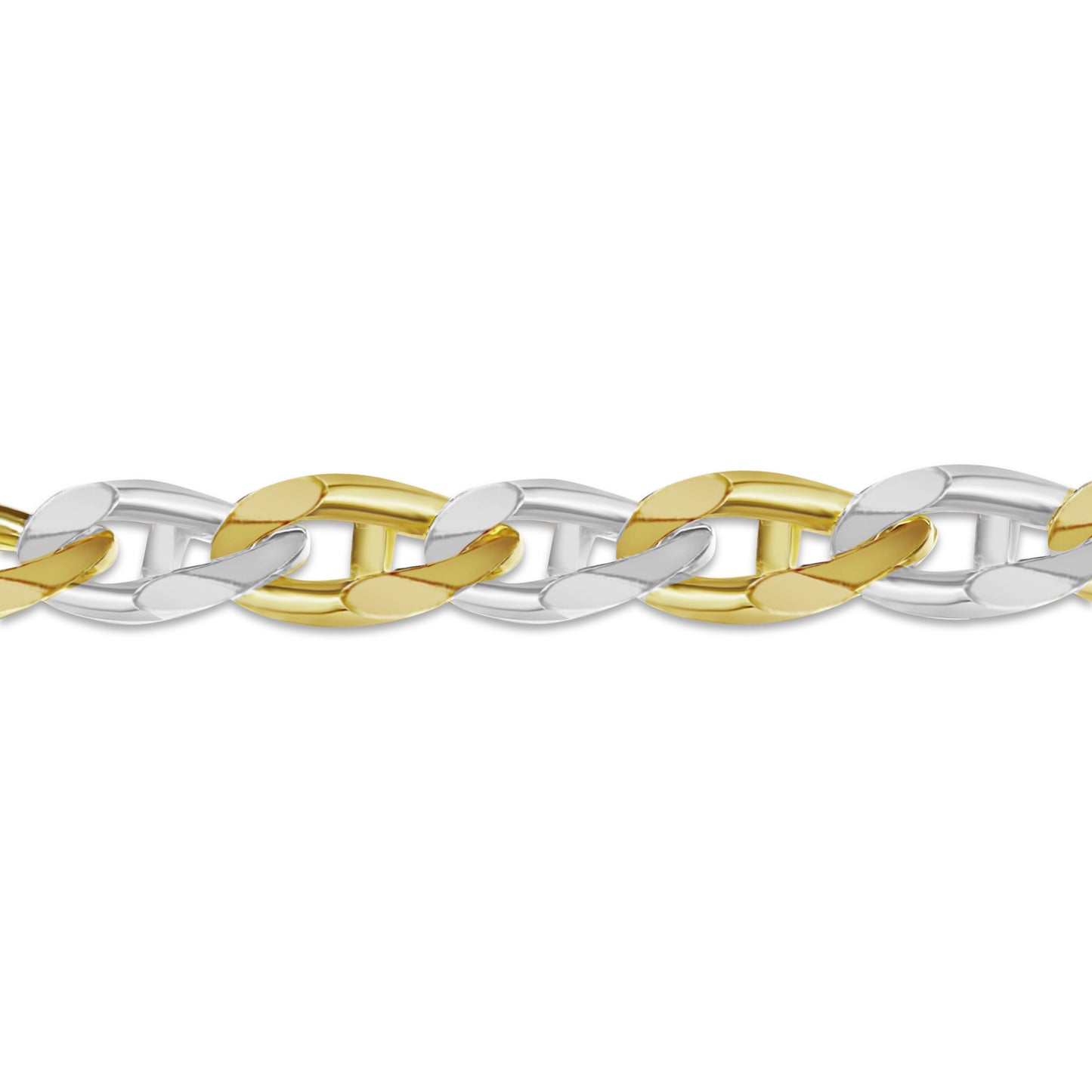 Handmade Solid Gold Anchor Mariner Bracelet , 15mm