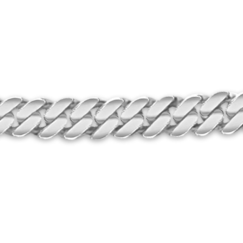 Handmade Solid Gold Miami Cuban Bracelet , 8mm