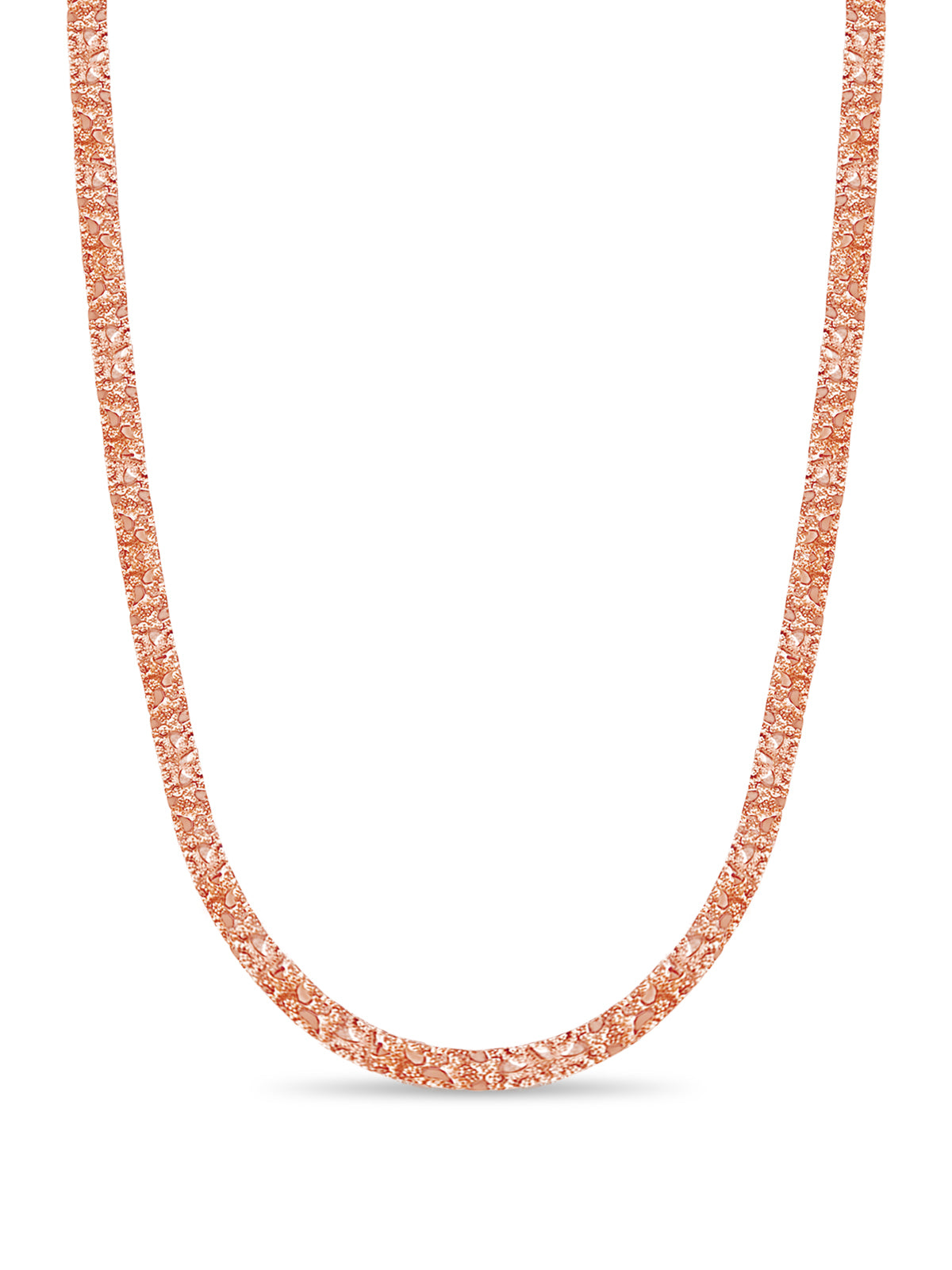 Handmade Solid Gold Nugget Necklace , 7mm