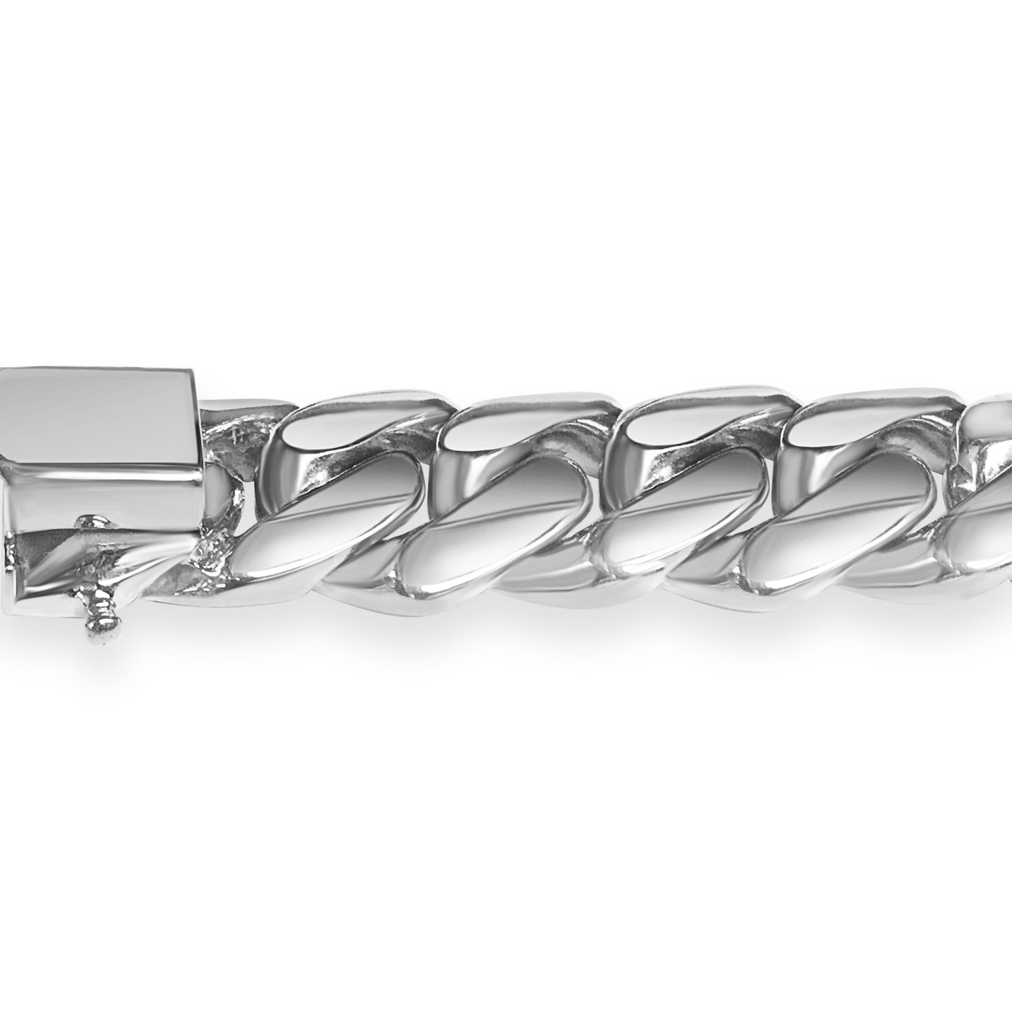 Handmade Solid Gold Miami Cuban Bracelet , 13mm
