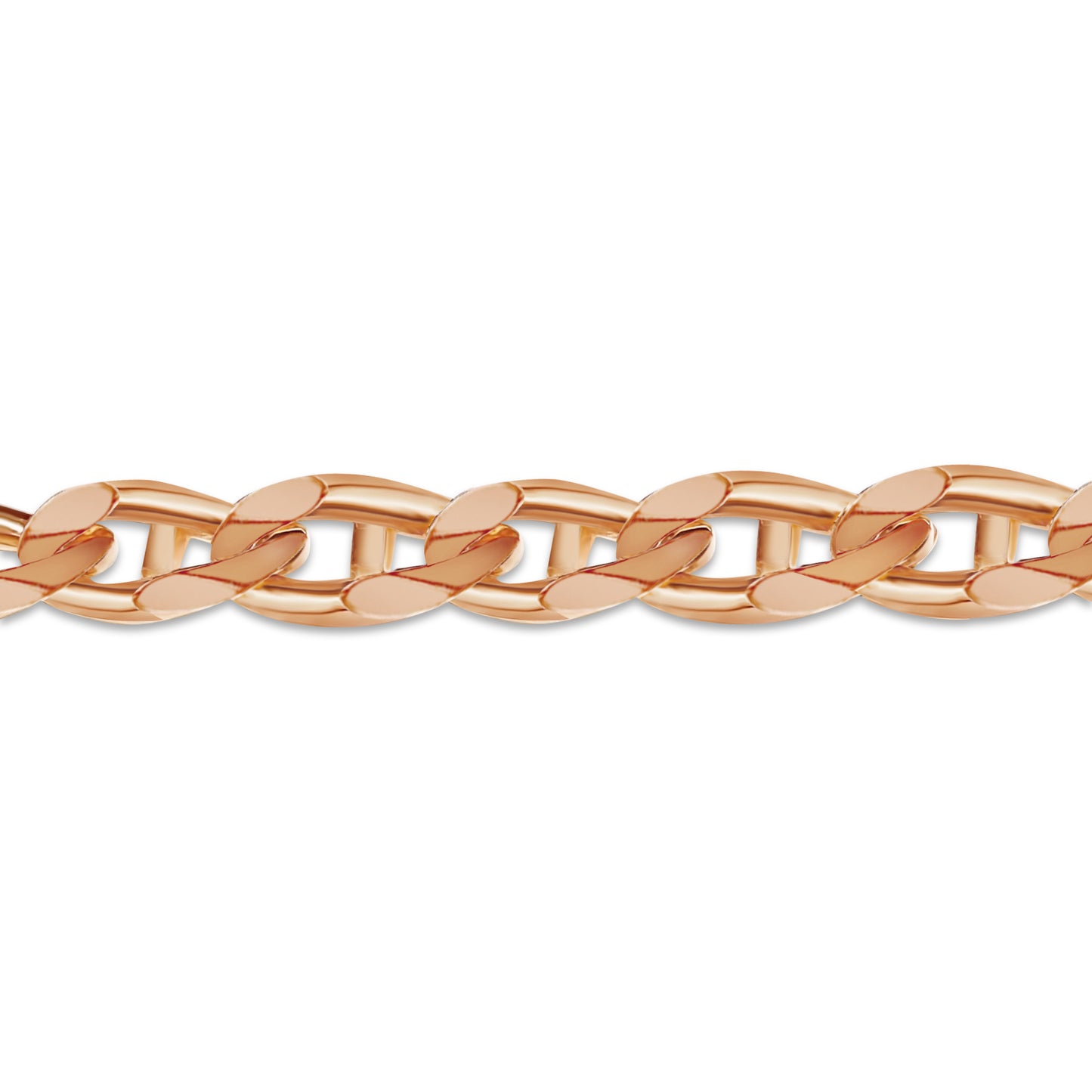 Handmade Solid Gold Anchor Mariner Bracelet , 15mm