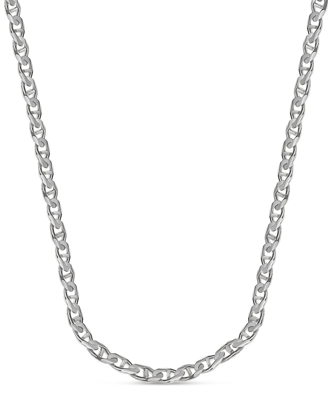 Handmade Solid Gold Mariner Necklace , 17mm