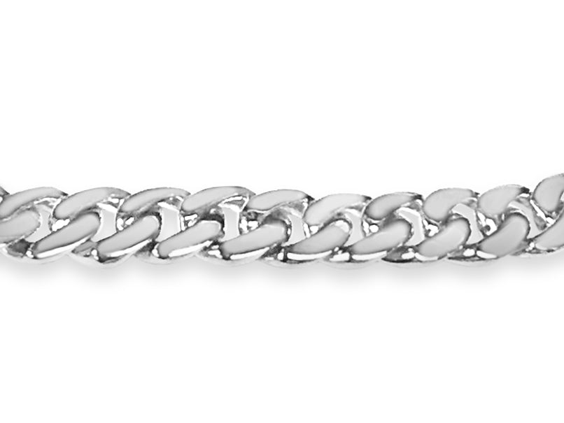 Handmade Solid Gold ID Curb Bracelet , 8mm