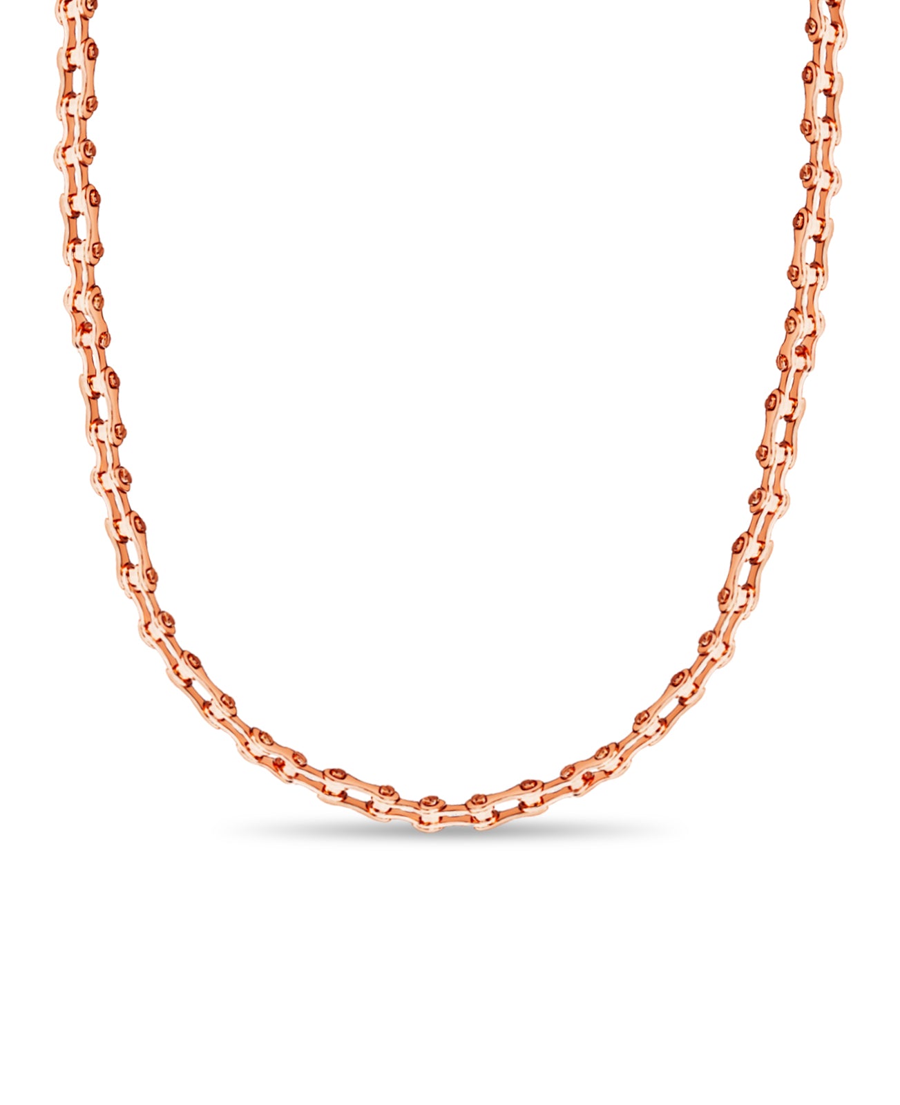Handmade Solid Gold Motorcycle/Bike Chain Necklace , 12mm