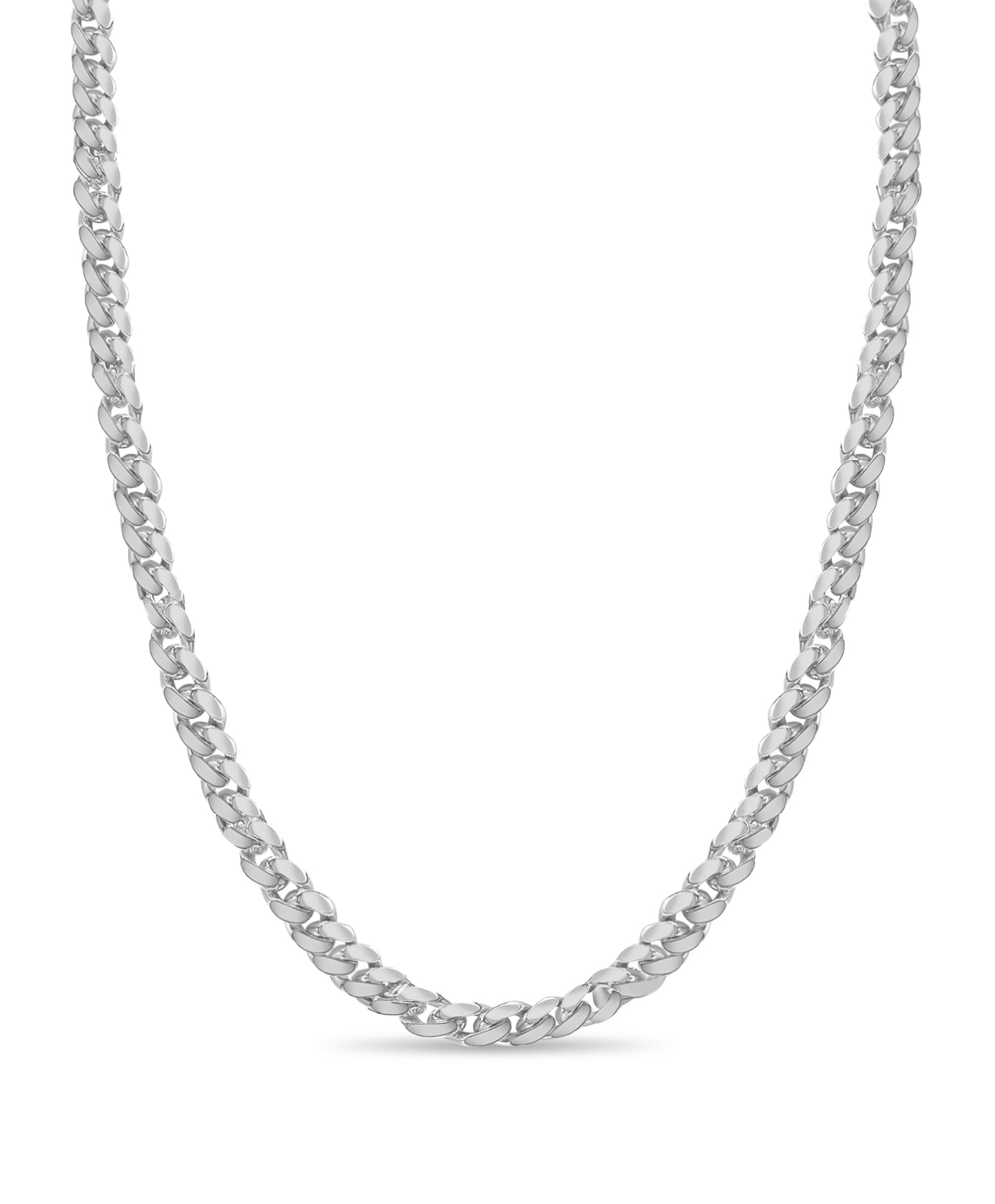 Handmade Solid Gold Curb Necklace , 15mm