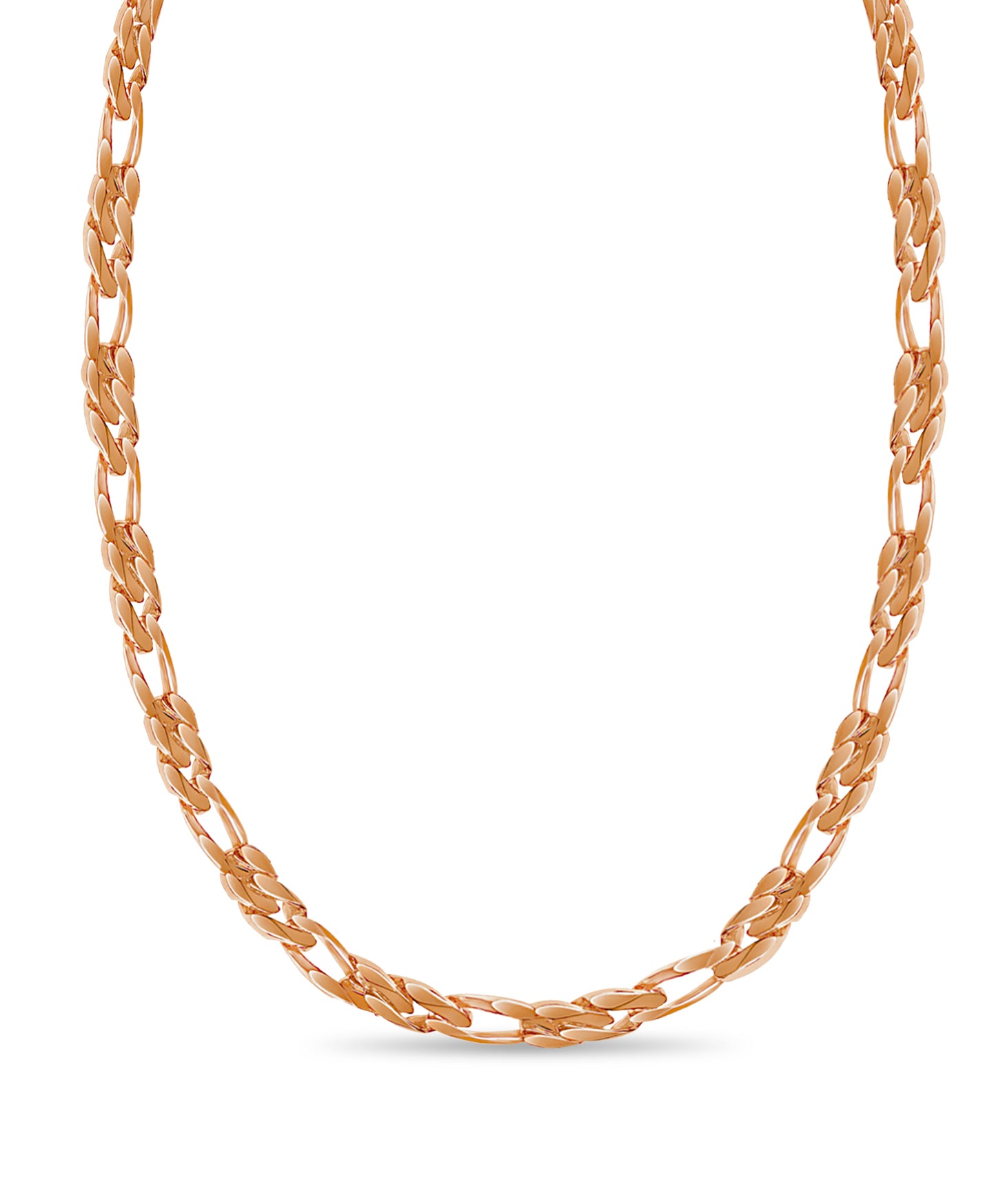 Handmade Solid Gold Figaro Necklace , 16mm