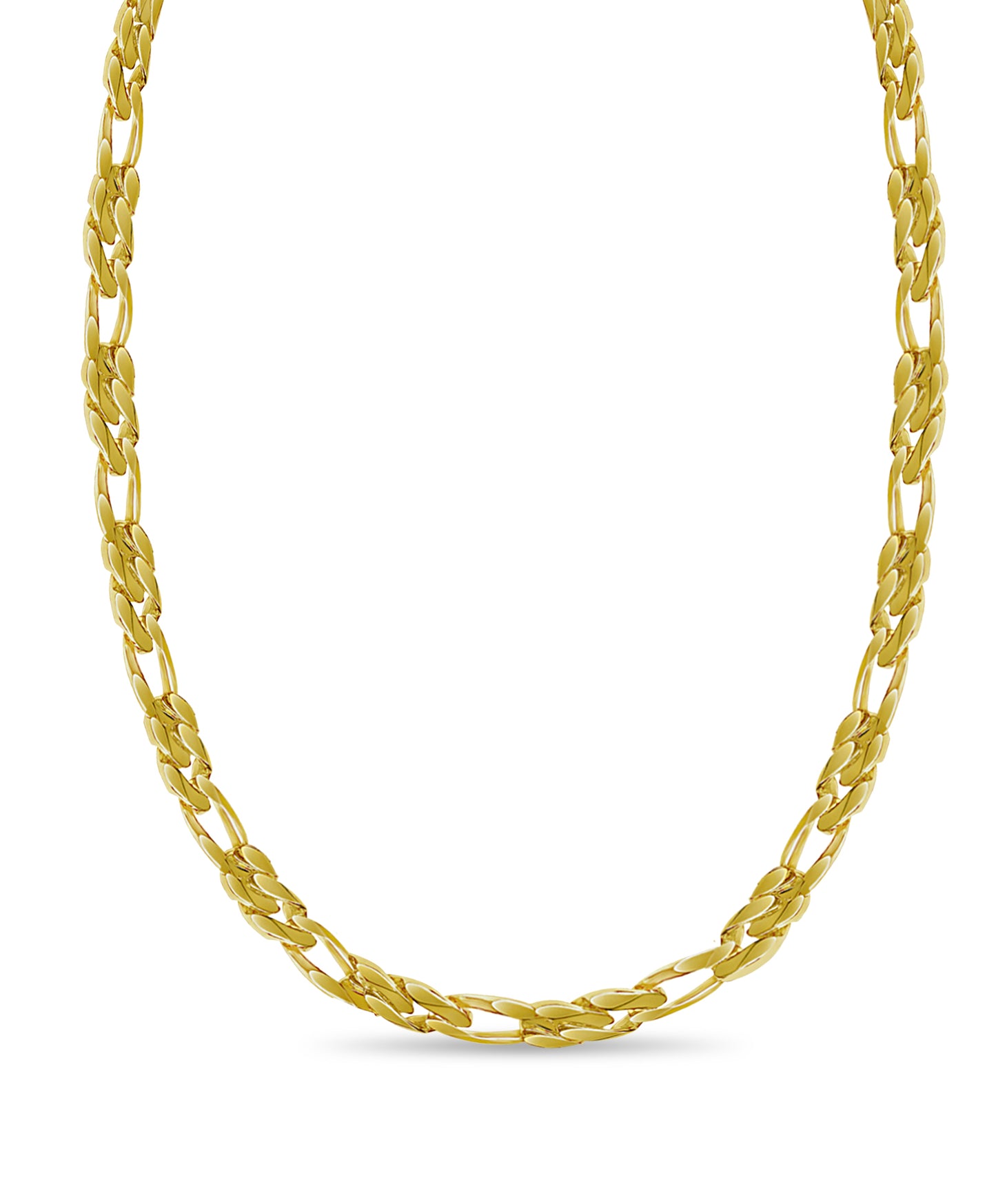 Handmade Solid Gold Figaro Necklace , 16mm