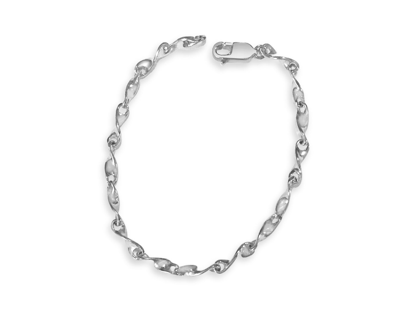Handmade Solid Gold Twist Bracelet , 4mm