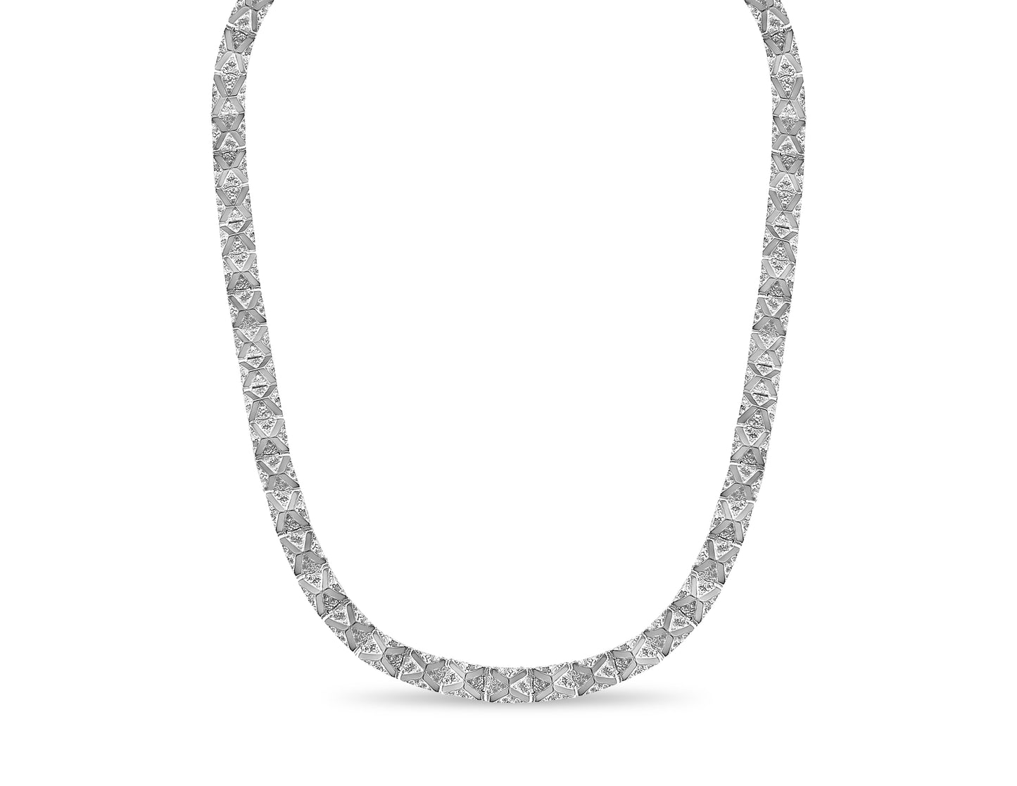 Handmade Solid Gold Nugget Necklace , 11mm