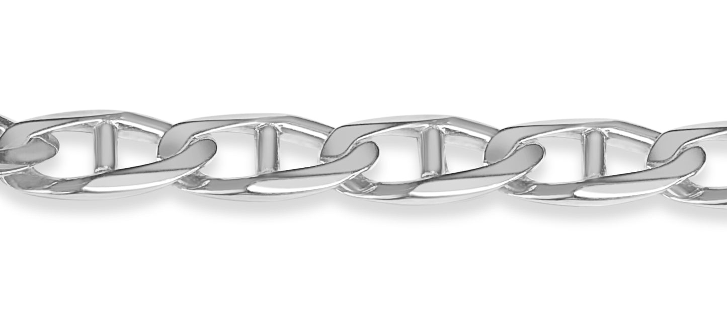 Handmade Solid Gold Mariner Bracelet , 11mm