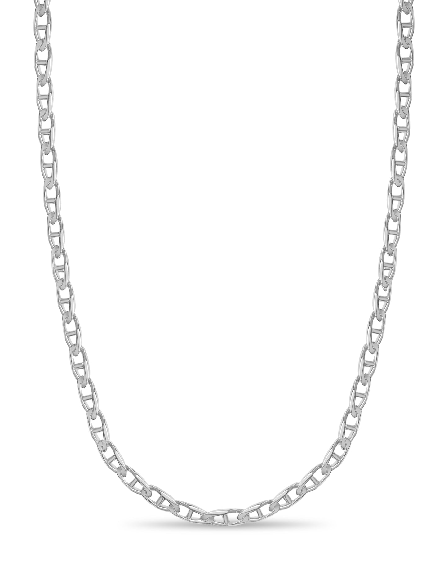 Handmade Solid Gold Mariner Necklace , 11mm