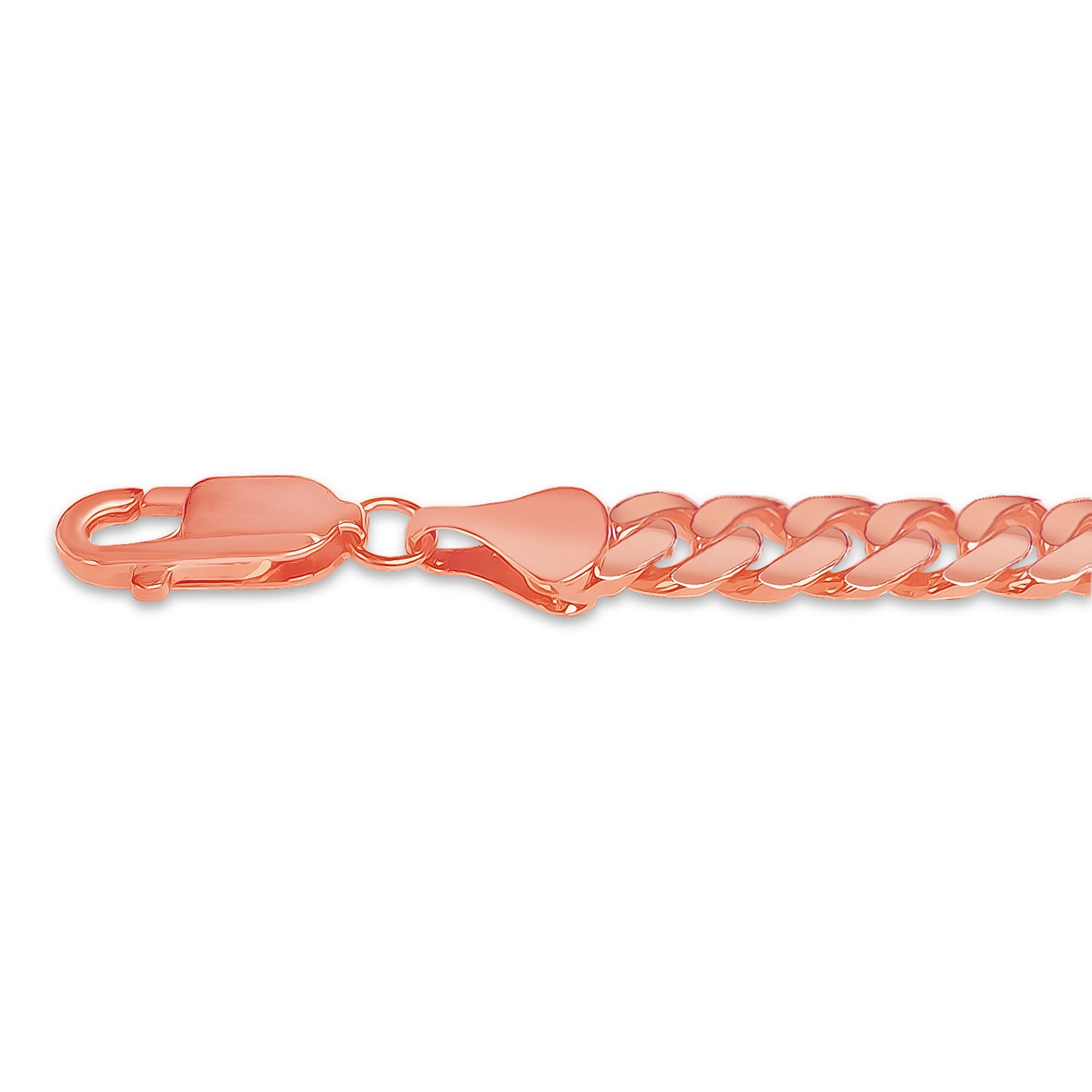 Handmade Solid Gold Miami Cuban Bracelet , 7mm