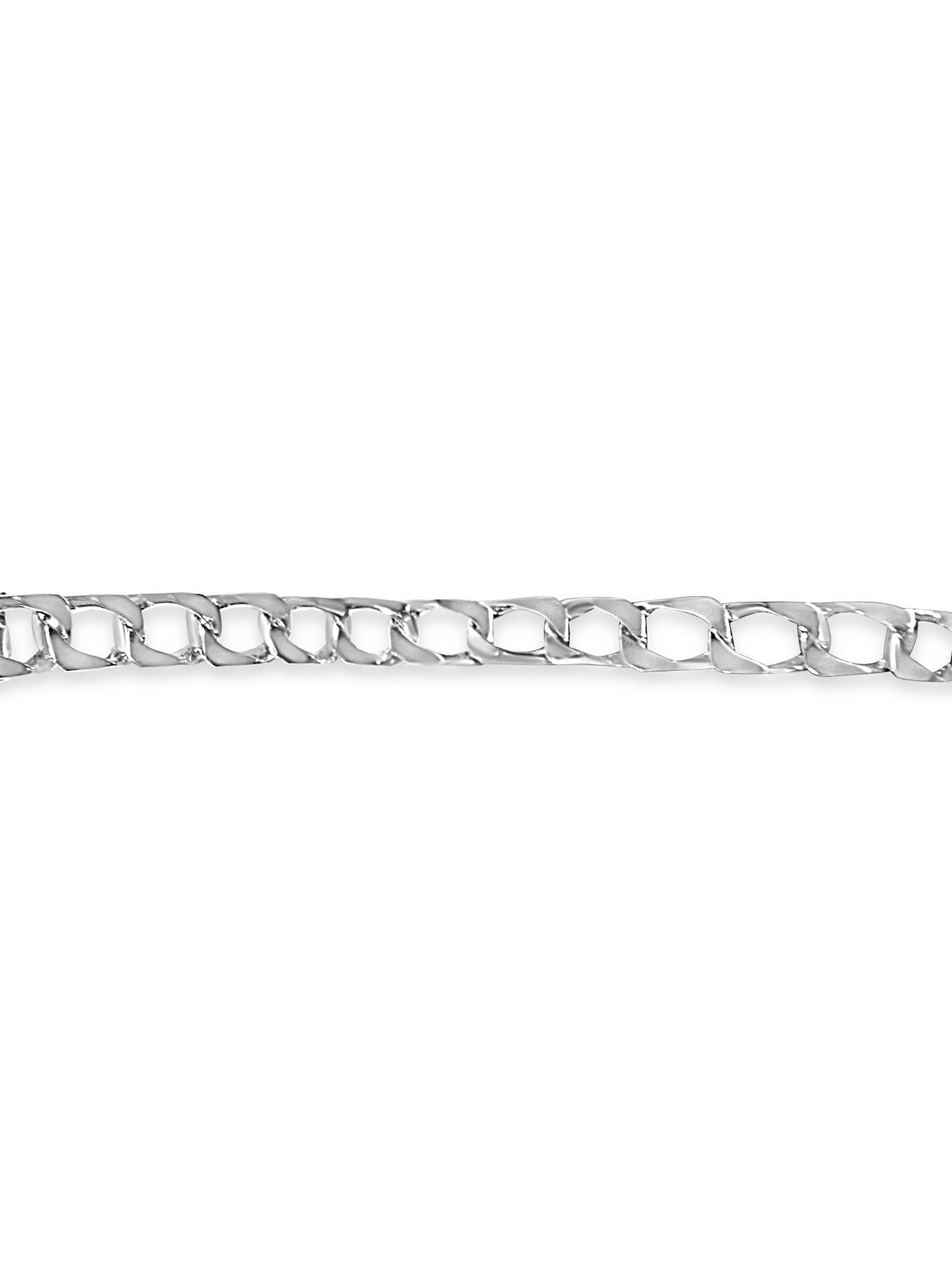 Handmade Solid Gold Curb Bracelet , 10mm