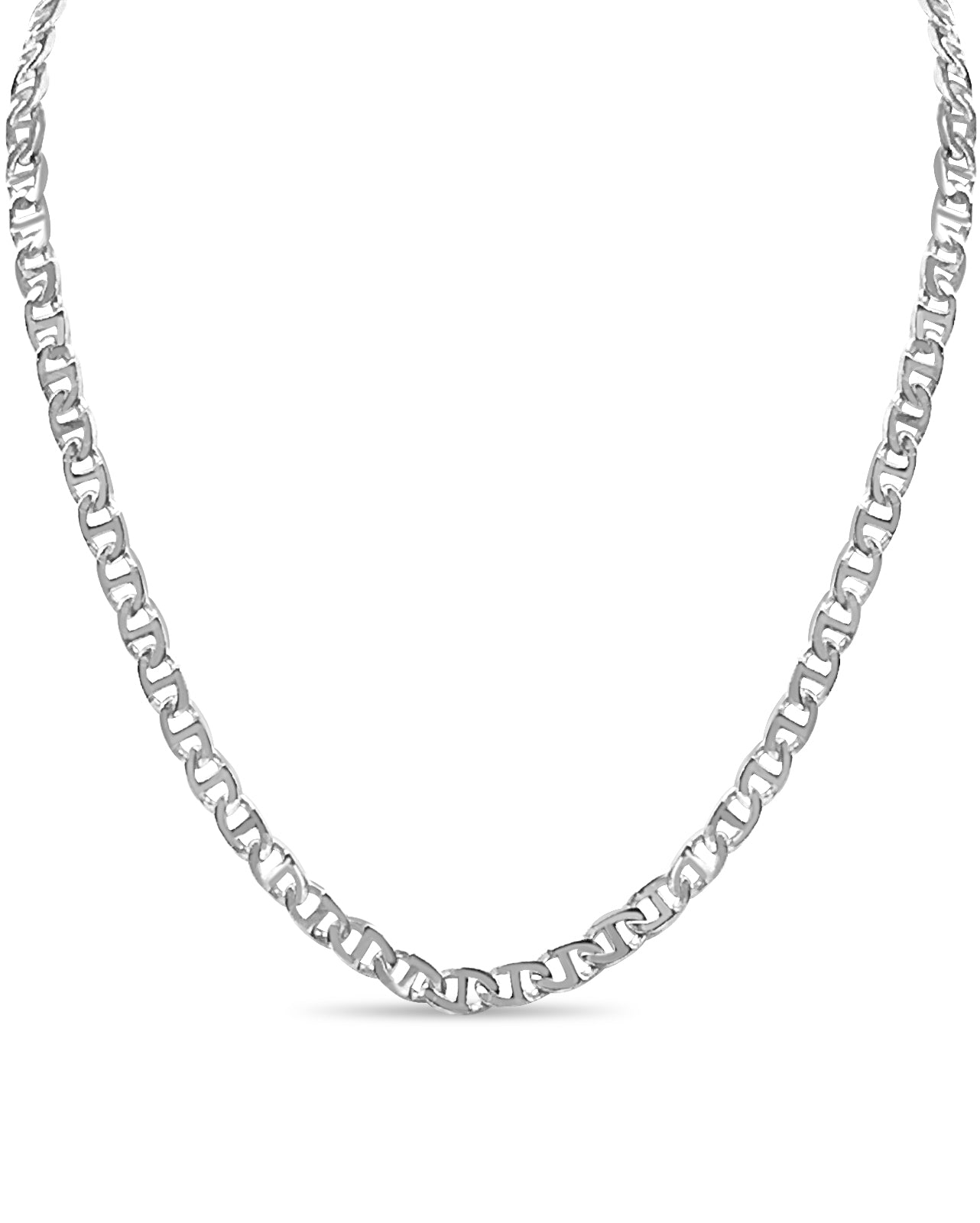 Handmade Solid Gold Mariner Necklace , 7mm
