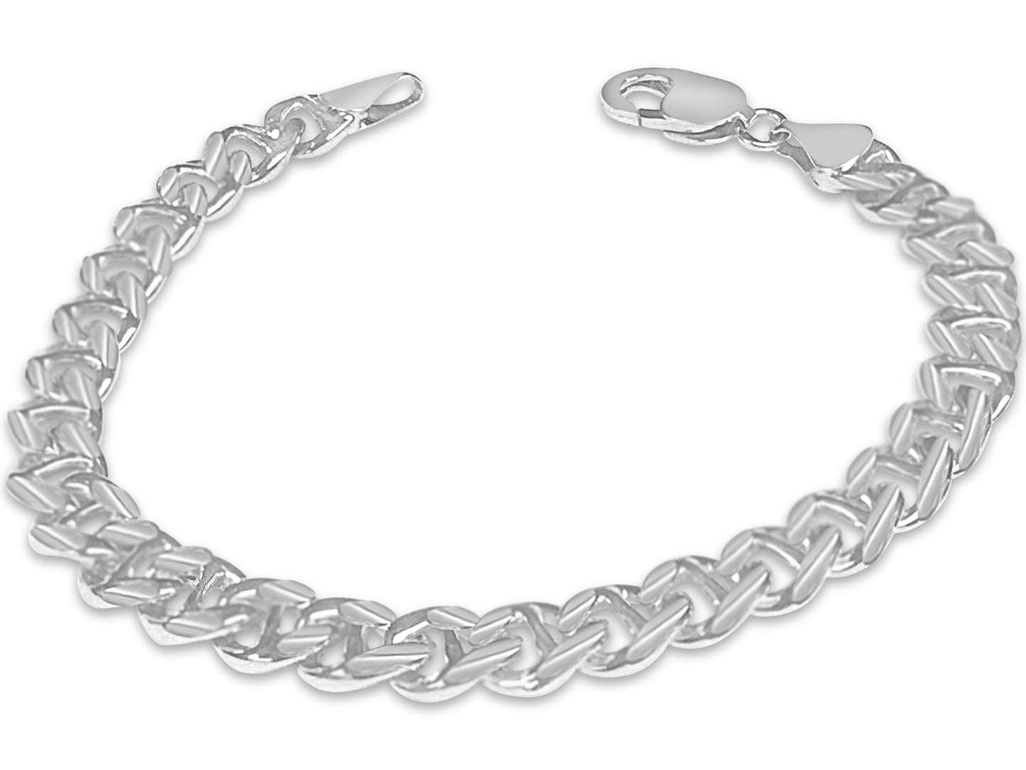 Handmade Solid Gold Mariner Bracelet , 9mm