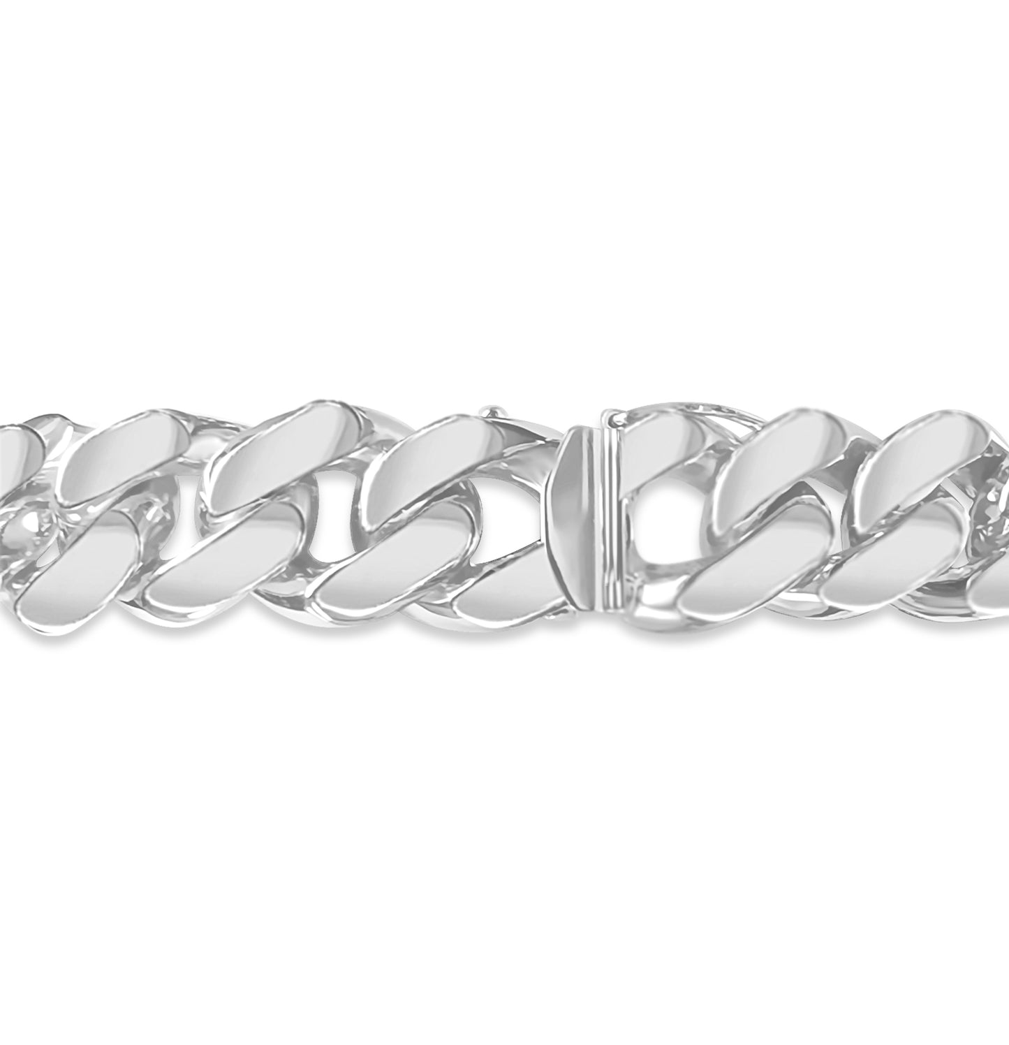Handmade Solid Gold ID Curb Bracelet , 15mm