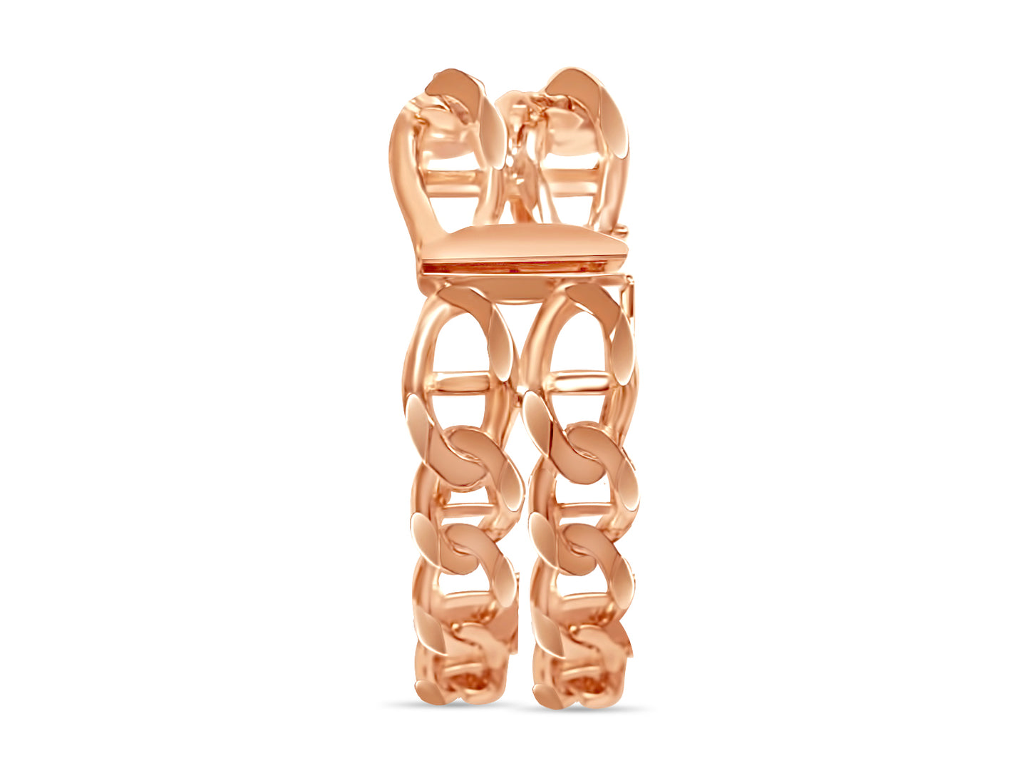 Handmade Solid Gold ID Mariner Bracelet , 28mm