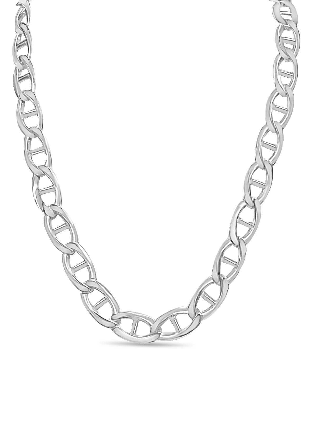 Handmade Solid Gold Mariner Necklace , 15mm