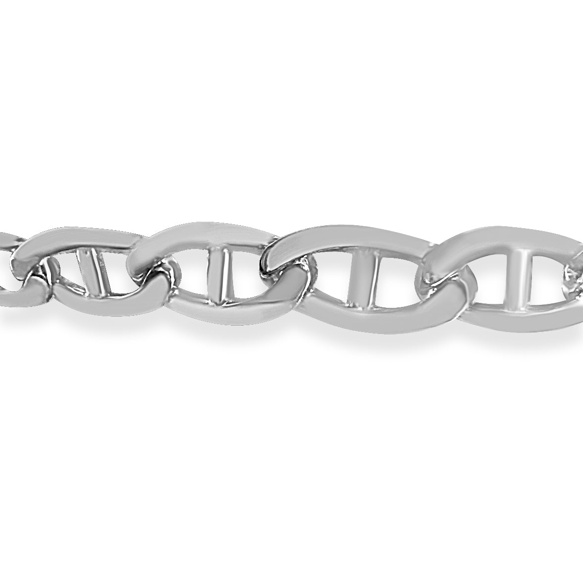 Handmade Solid Gold Anchor Mariner Bracelet , 9mm